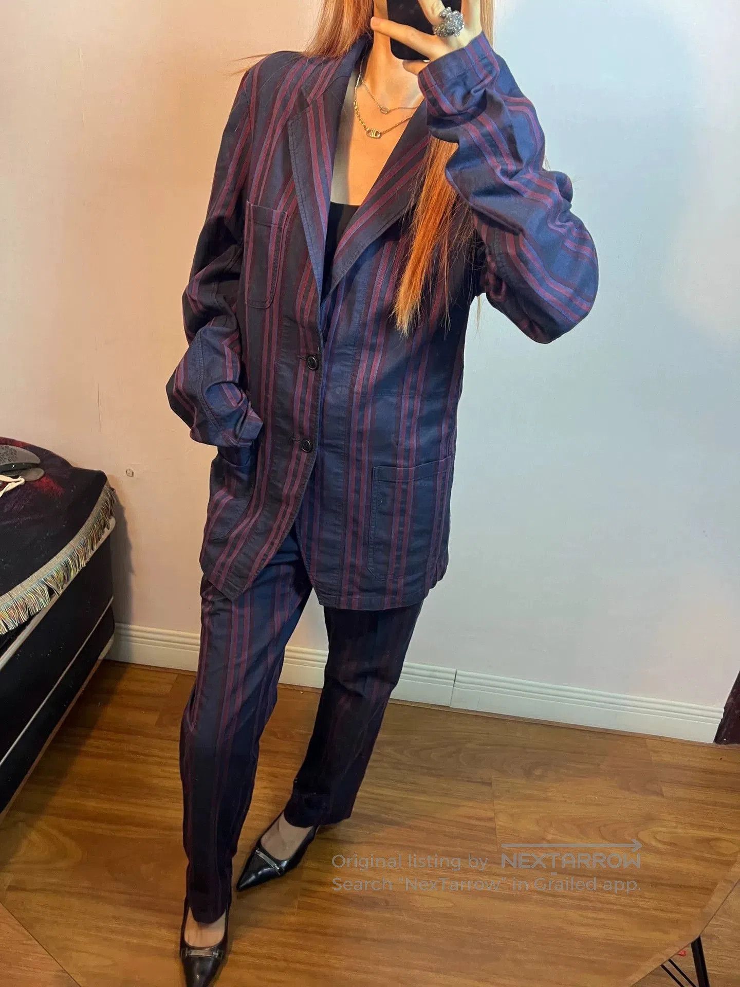 Dries Van Noten Dries Van Noten Striped Suit Set. Size US 30 / EU 46 - 9 Thumbnail