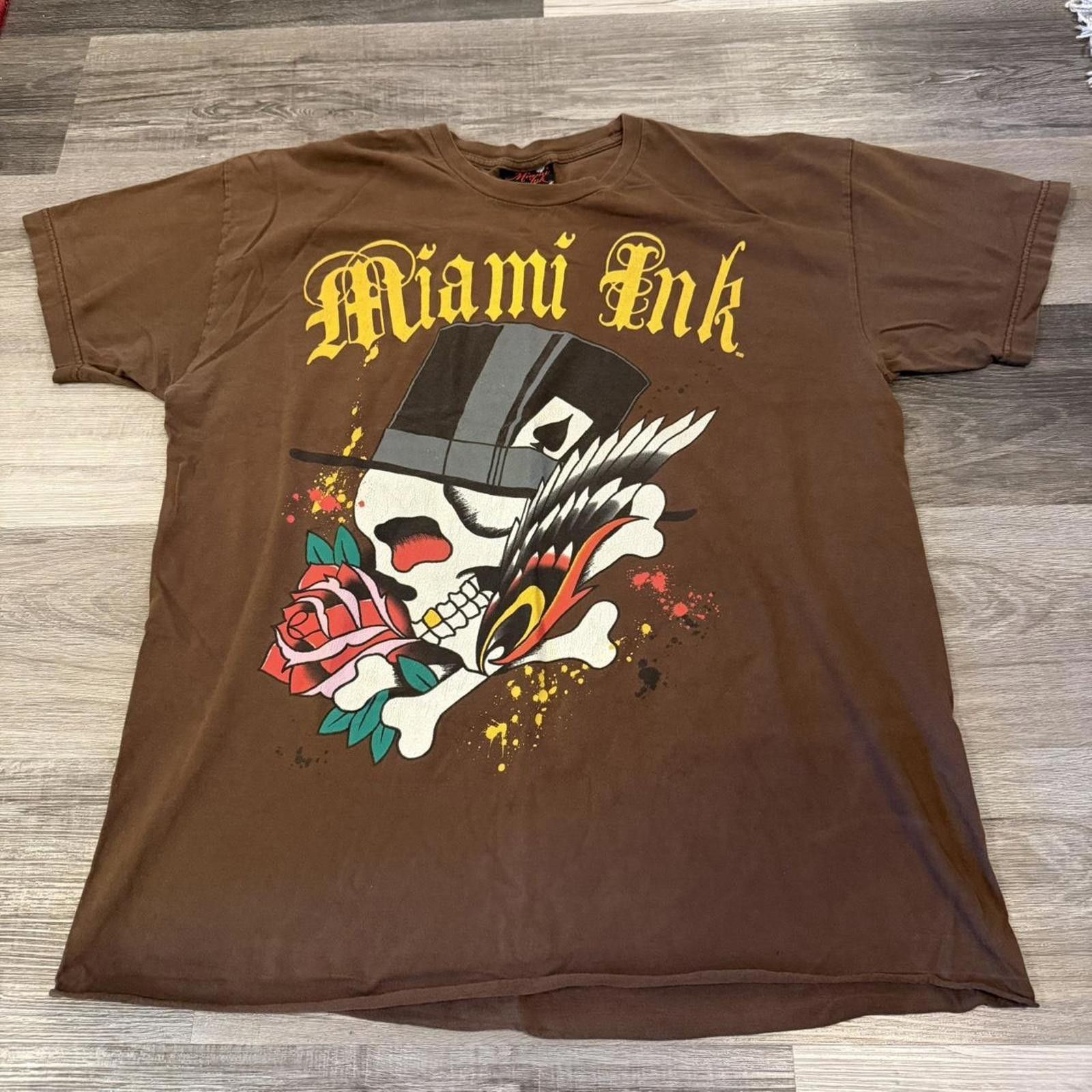 Other vintage Miami ink tattoo t shirt 2008 XL Size US XL / EU 56 / 4 - 2 Thumbnail