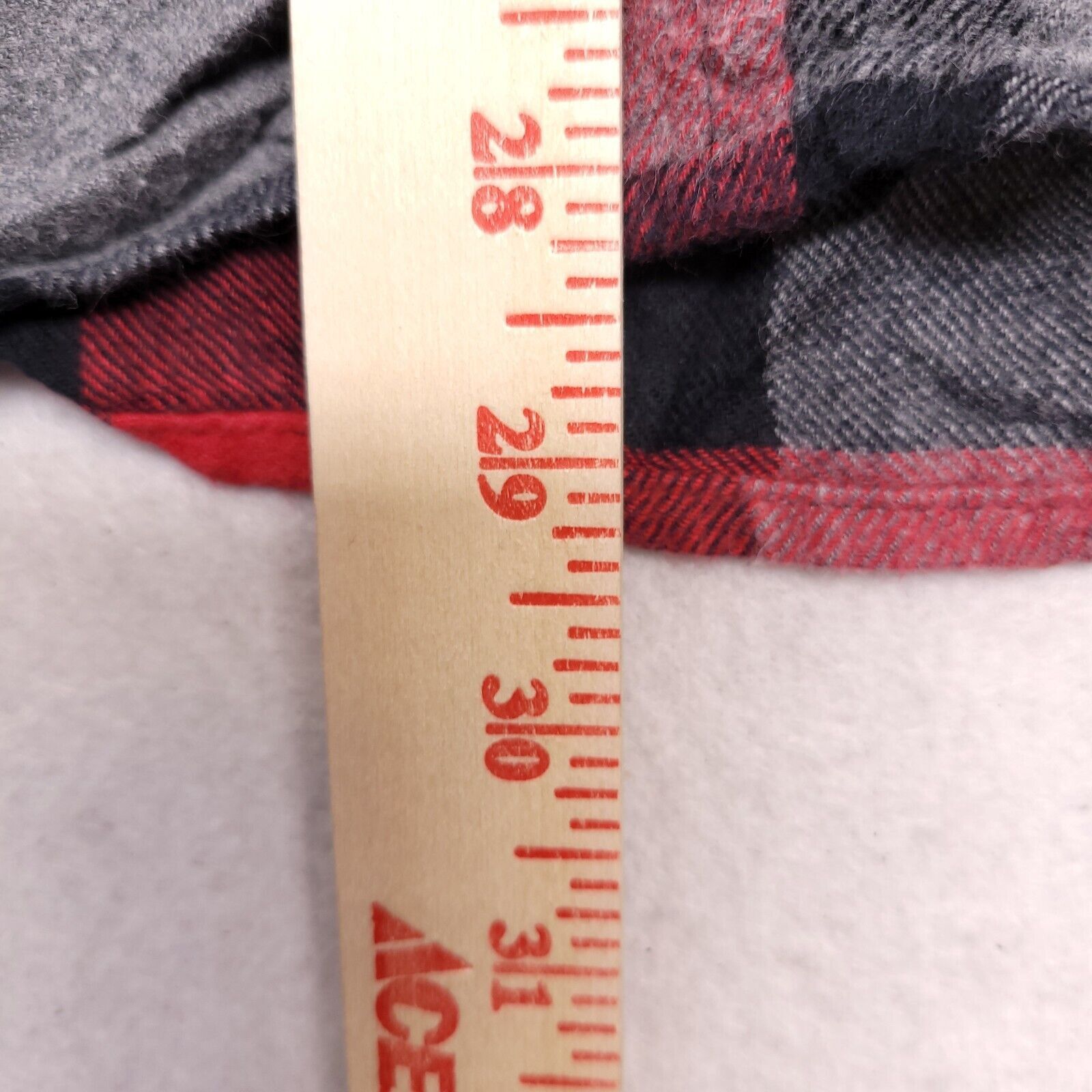 Croft & Barrow Croft & Barrow Gingham Flannel Shirt Mens Size Medium M Red Size US M / EU 48-50 / 2 - 7 Thumbnail
