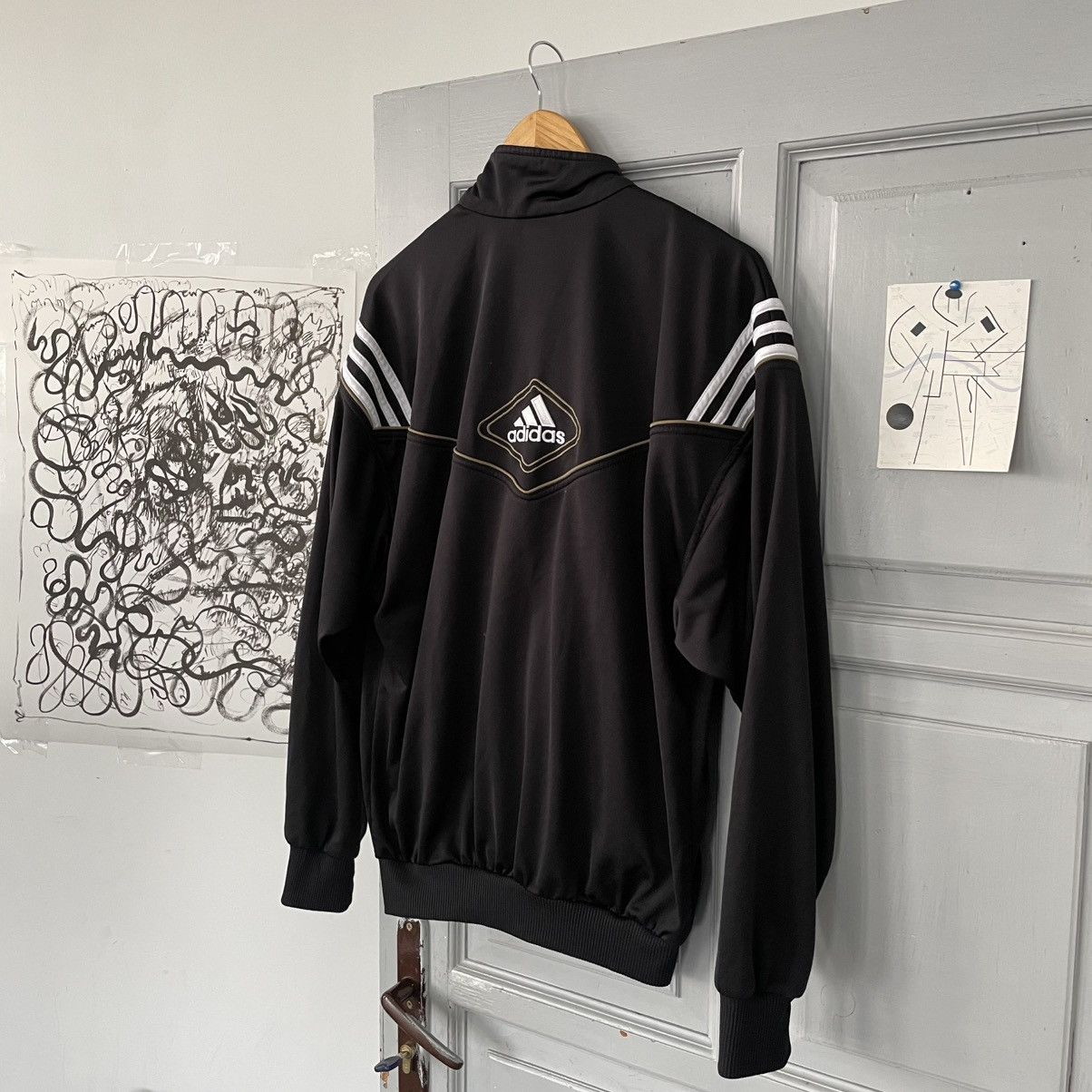 Adidas Vintage 00’s Adidas Tracksuit jacket streetwear Y2k Size US L / EU 52-54 / 3 - 6 Thumbnail