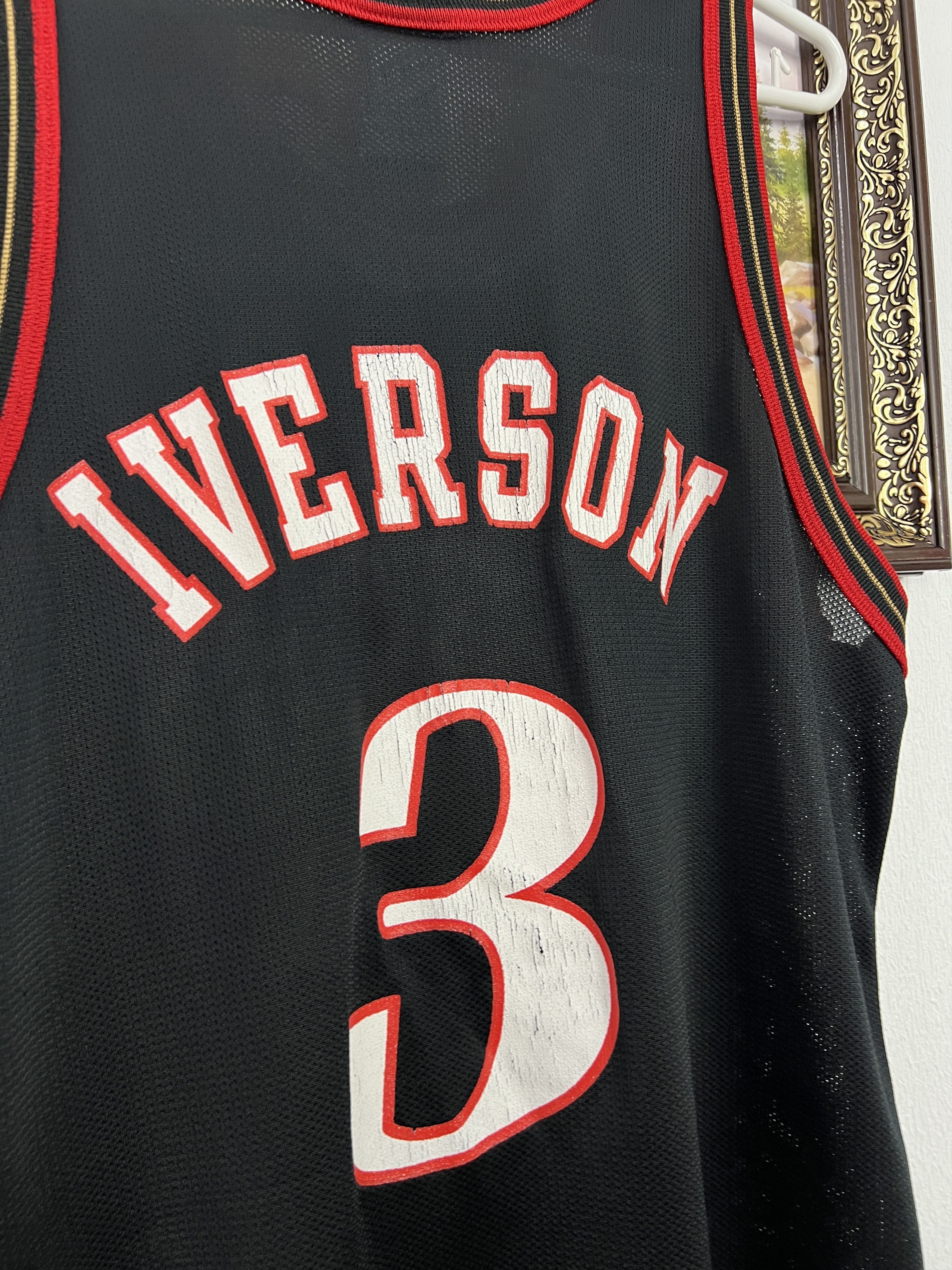 Champion Vintage 76ers Philadelphia Sixers Allen Iverson NBA Jersey Size US M / EU 48-50 / 2 - 9 Thumbnail