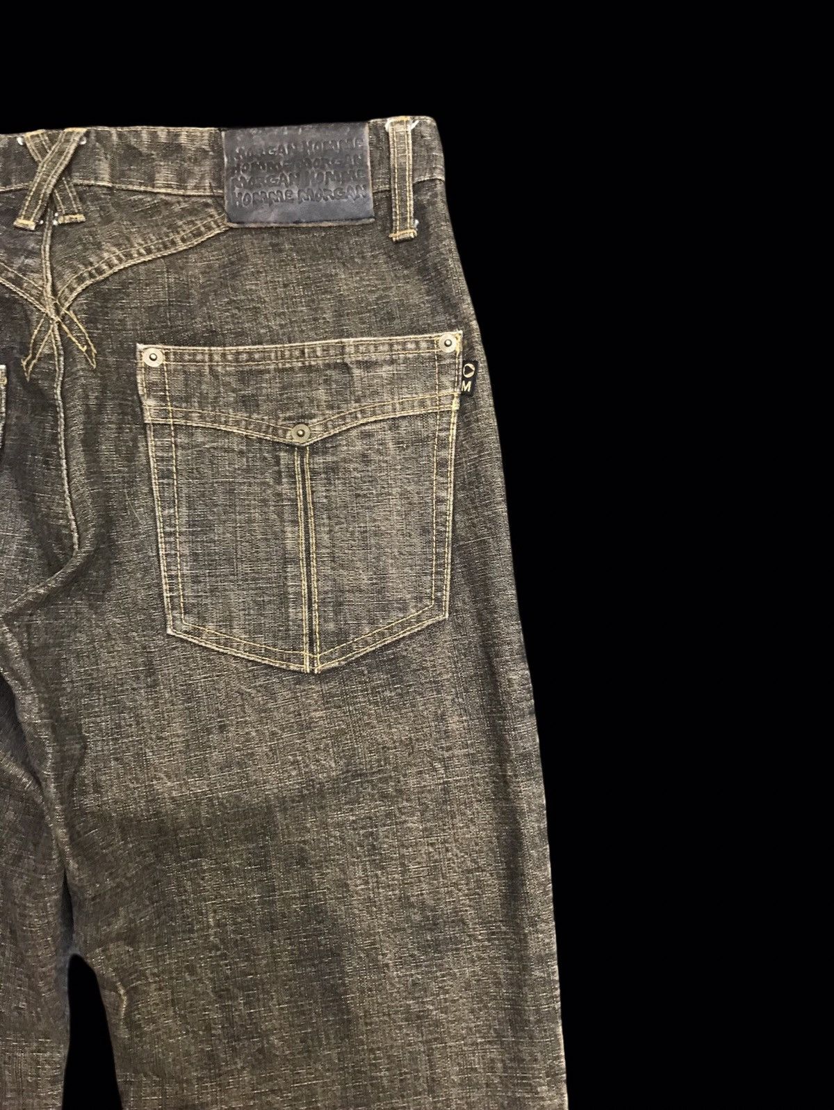 Morgan Homme 💥FLARE💥ARCHIVAL MORGAN HOMME RUSTY BLACK PANT F213 Size US 30 / EU 46 - 12 Thumbnail