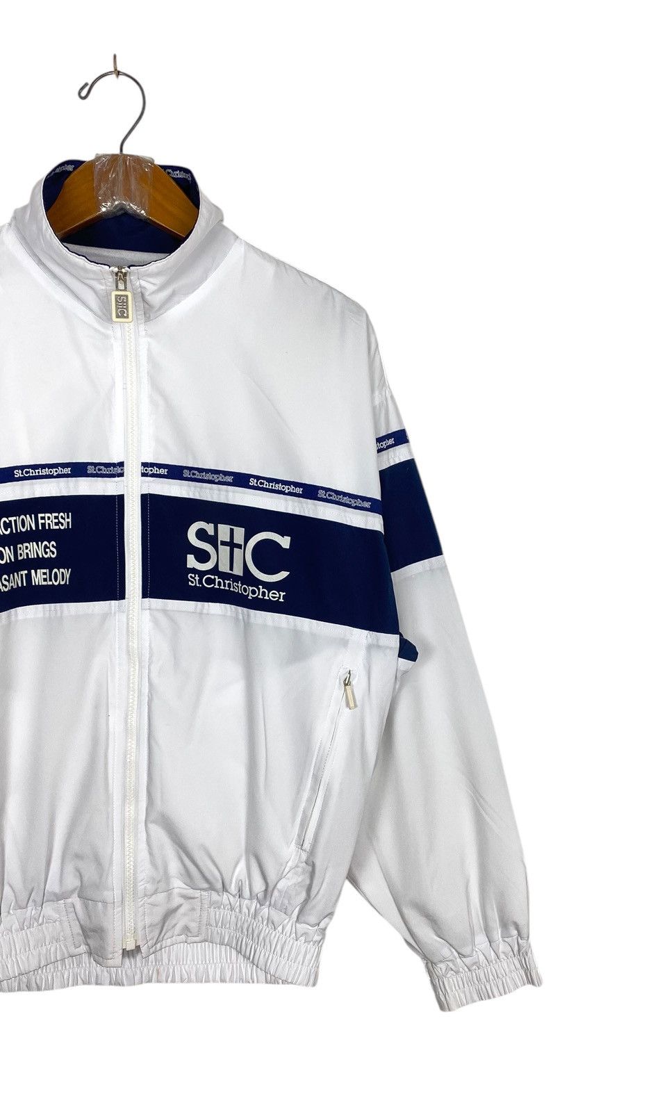 Japanese Brand Rare‼️ St Christopher Bomber Jacket Made in Japan Size US S / EU 44-46 / 1 - 3 Thumbnail