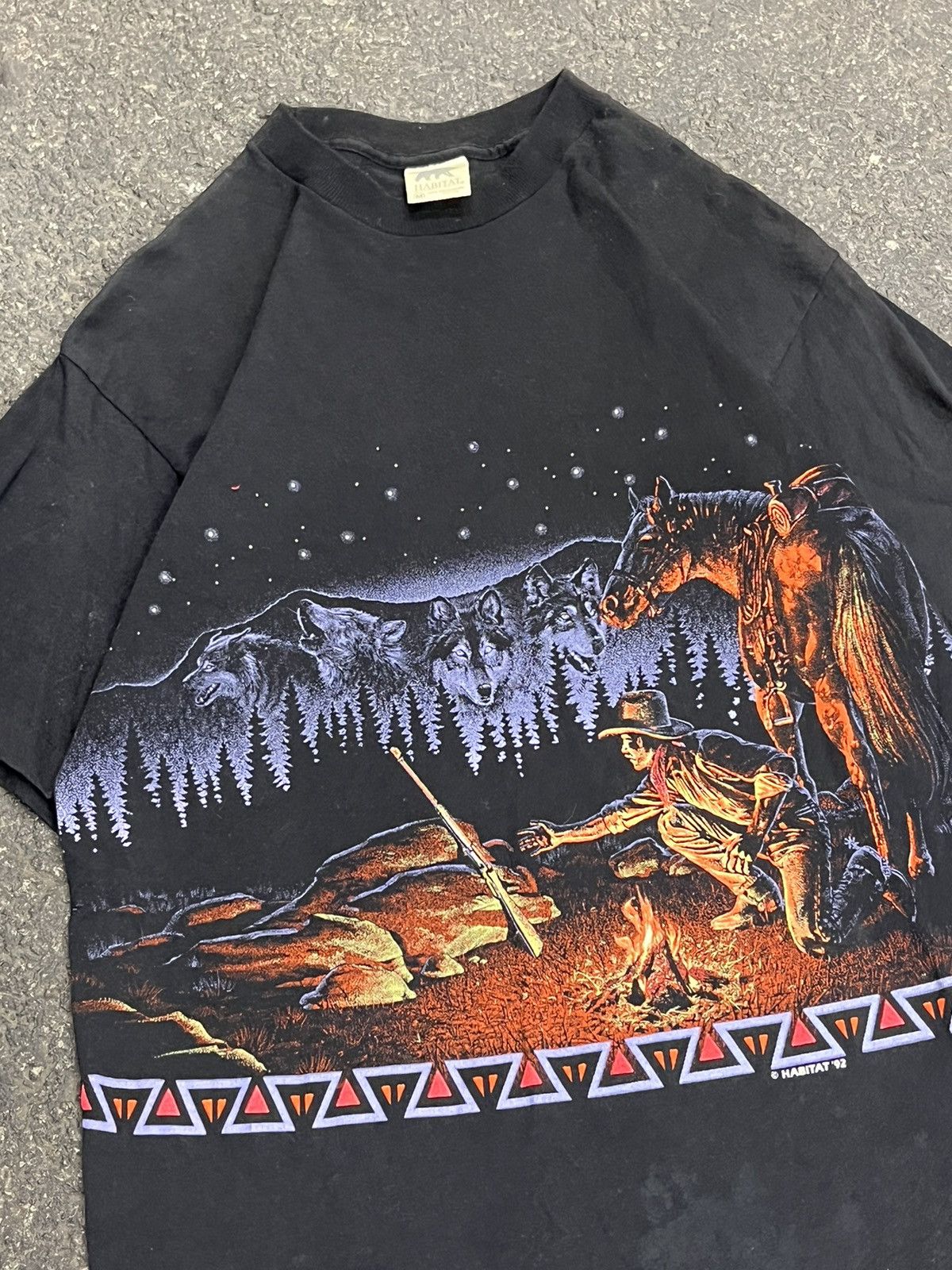 Vintage Vintage nature tee wrap around graphic rare hype 90s Size US M / EU 48-50 / 2 - 3 Thumbnail