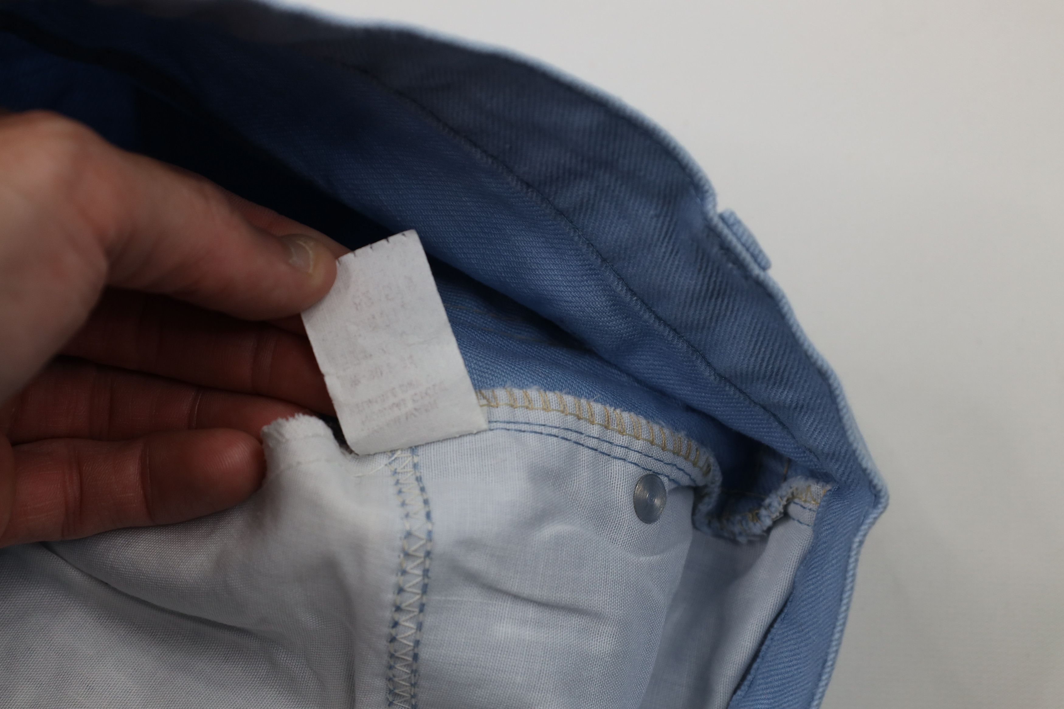 Levi's Vintage 80s Levis 505 Straight Leg Jeans Light Blue USA Size US 30 / EU 46 - 9 Thumbnail