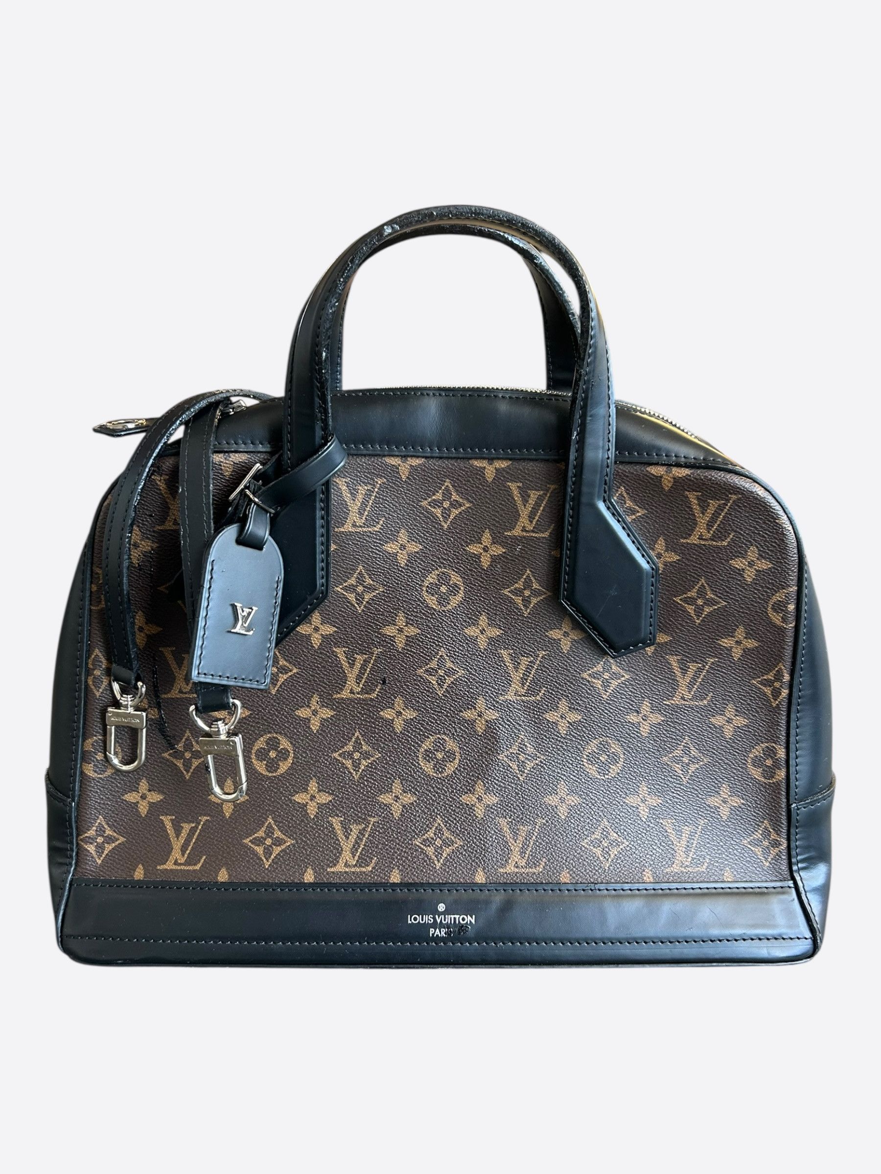 Louis Vuitton Louis Vuitton Brown & Black Monogram Canvas Dora Soft MM Bag Size ONE SIZE - 1 Thumbnail