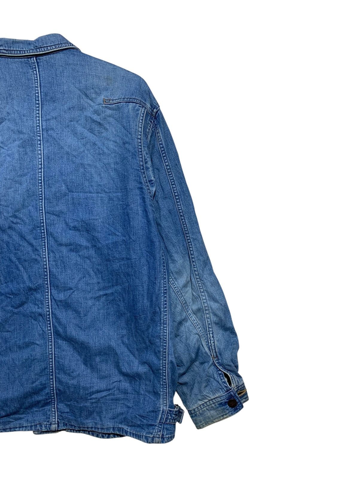 Marithe + Francois Girbaud 🔥M.F.GIRBAUD DENIM CHORE JACKETS Size US L / EU 52-54 / 3 - 7 Thumbnail