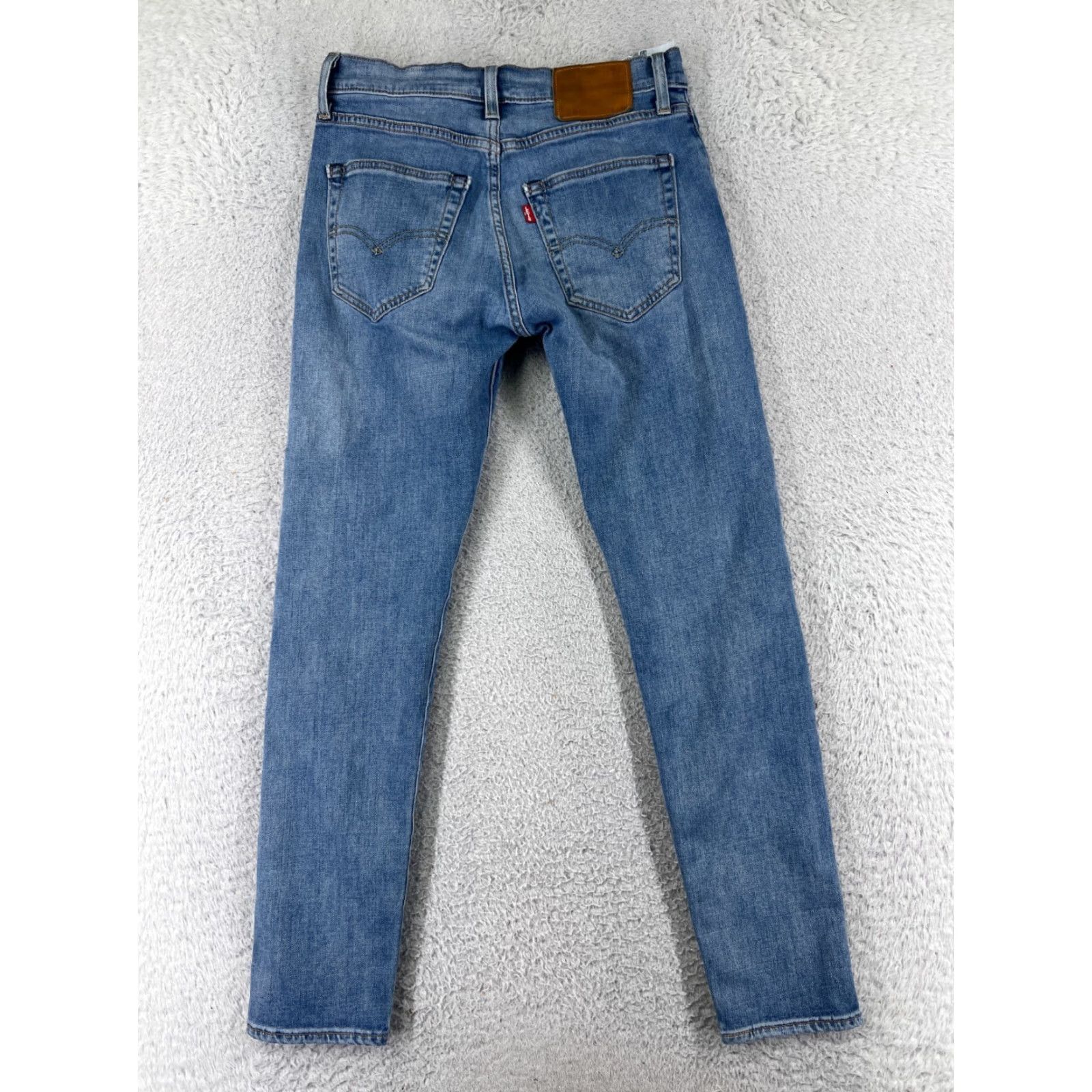 Levi's Levis 512 Jeans Adult 29 Blue Denim Cotton Slim Tapered 5-Pocket Design Regular 29x30 Mens Size US 29 - 2 Thumbnail