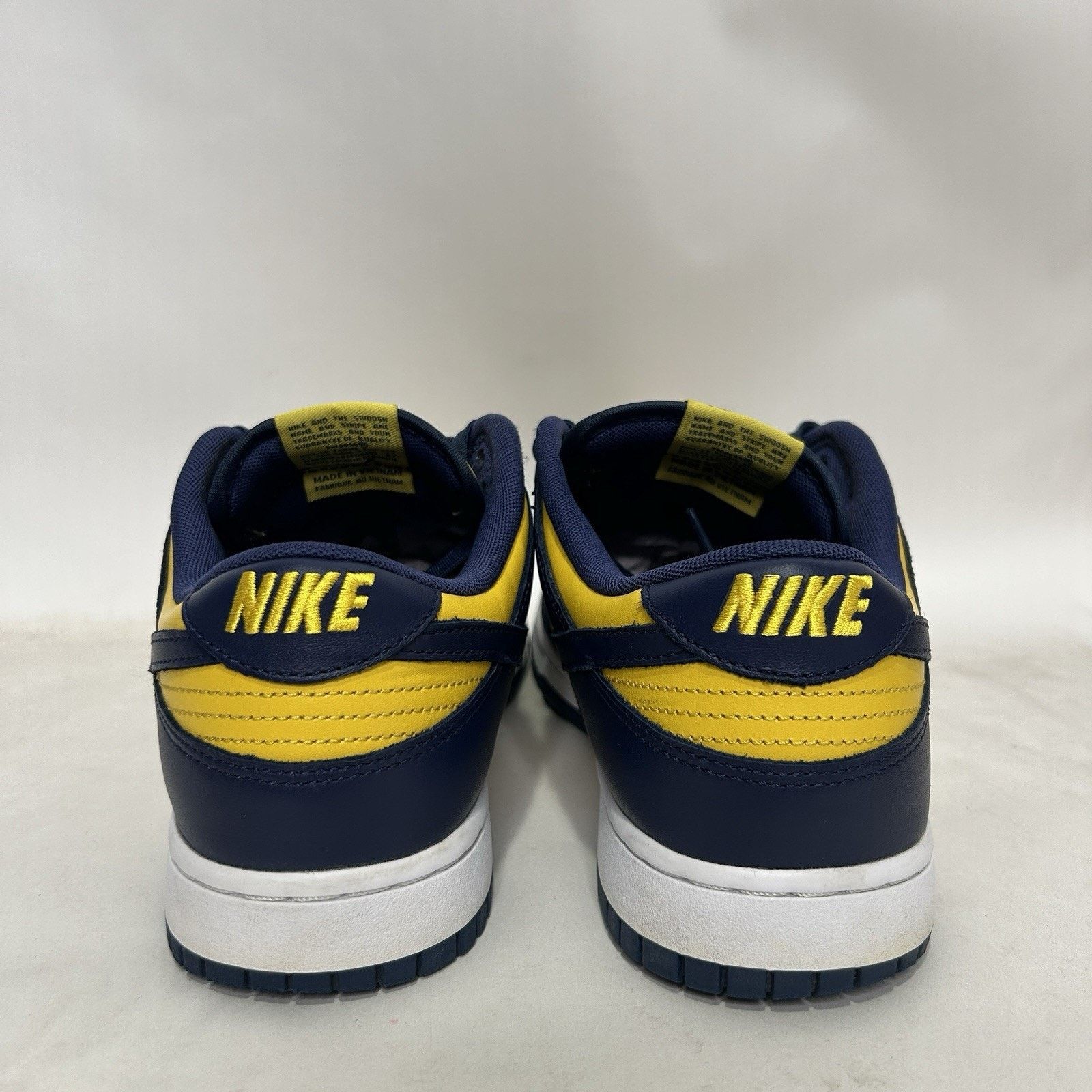 Nike Nike Dunk Low Retro “Michigan/Blue Yellow” Size US 12 / EU 45 - 5 Thumbnail