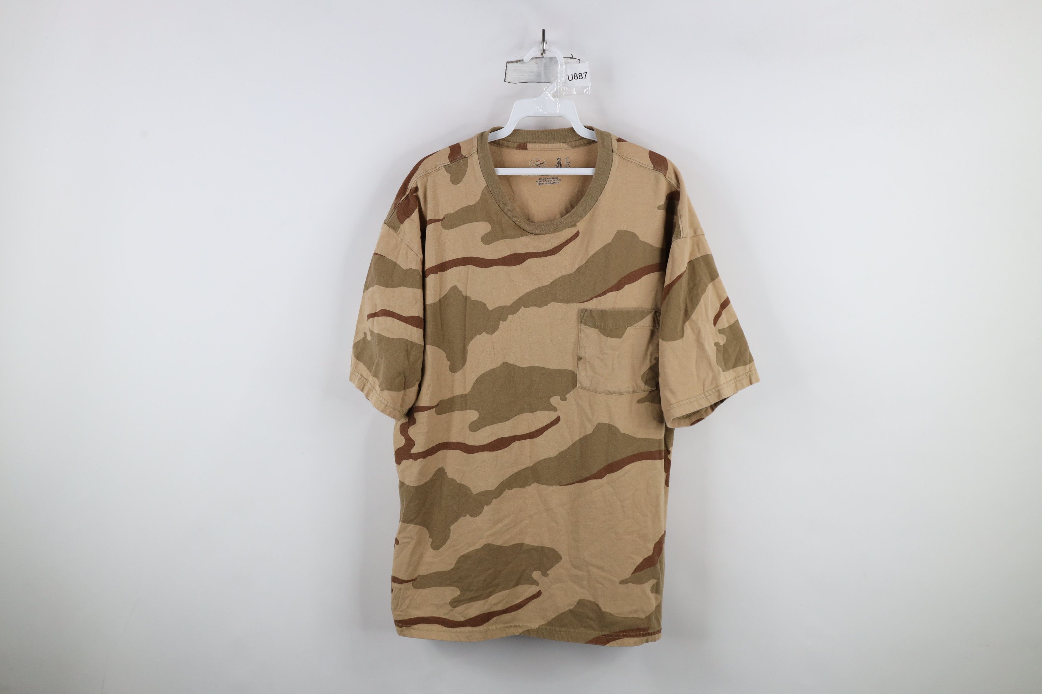 Vintage Vintage Y2K Streetwear Camouflage Short Sleeve T-Shirt Size US XXL / EU 58 / 5 - 1 Thumbnail