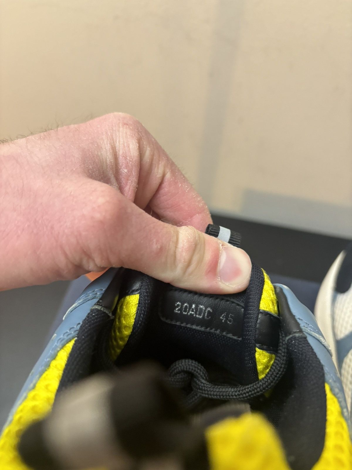 Dior Dior B22 Blue Yellow Size US 12 / EU 45 - 9 Thumbnail
