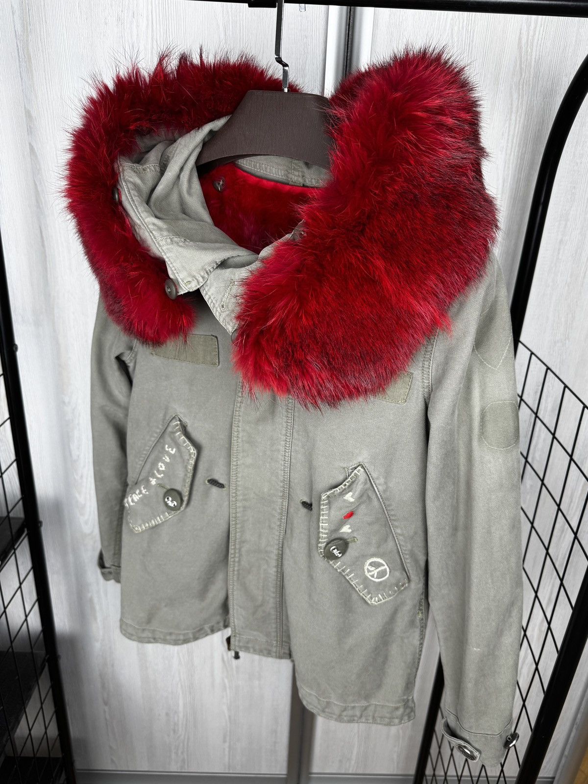 Other History Repeats by Femme Michele R. khaki lined jacket sz 42 Size M / US 6-8 / IT 42-44 - 10 Thumbnail