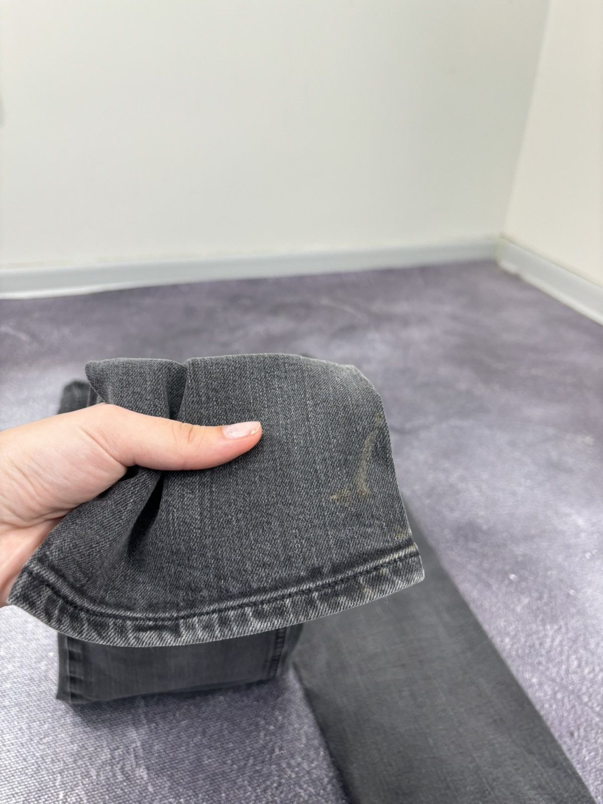 Acne Studios Acne Studios Hex Cash Slim Fit Gray Luxury Denim Jeans Size US 29 - 12 Thumbnail
