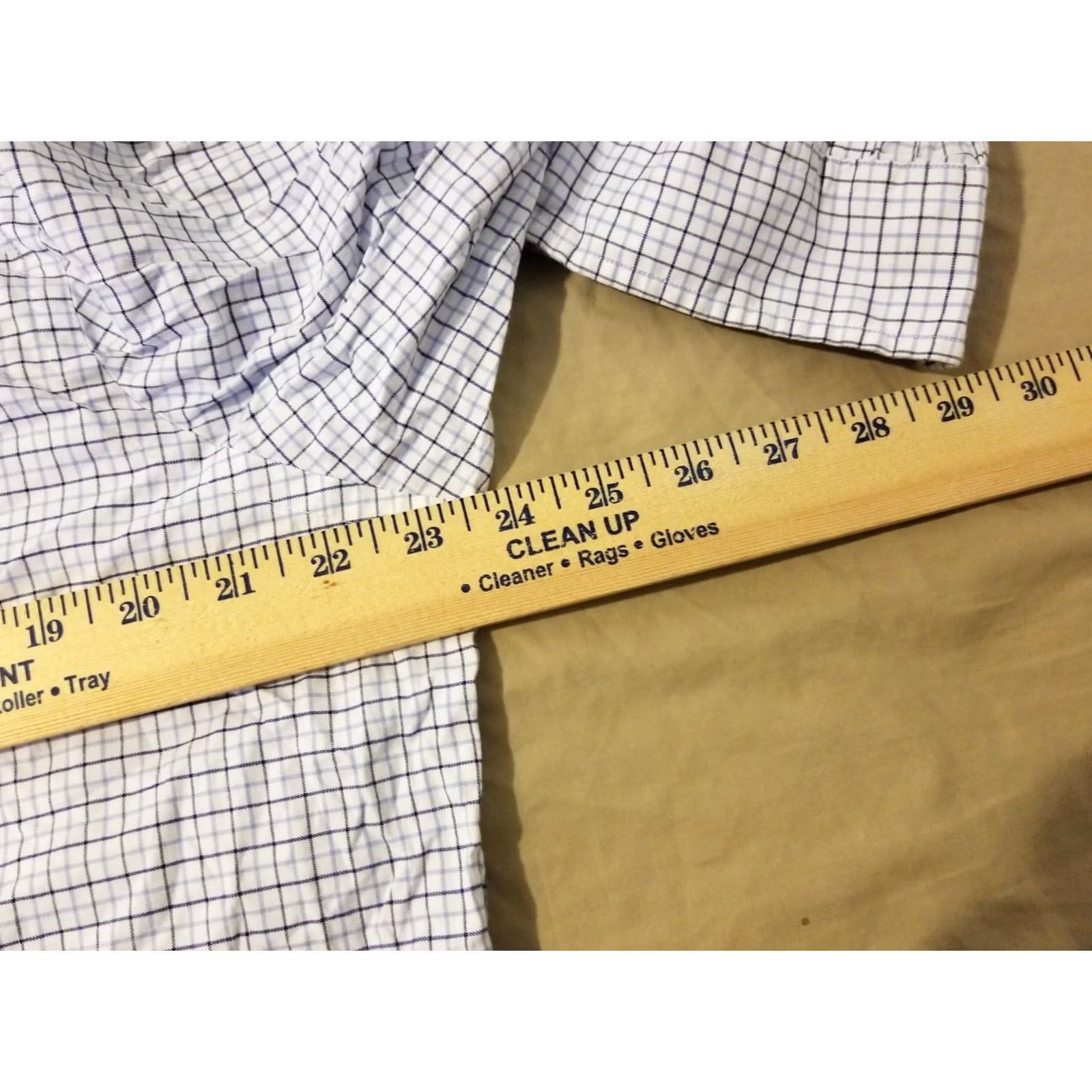 Polo Ralph Lauren Polo Ralph Lauren Dress Shirt 16.5 Blue Button-Down Collar 100% Cotton Mens Long Sleeve Classic Fit Size 46R - 4 Thumbnail