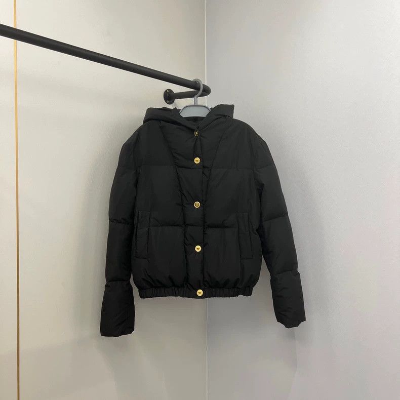 Versace Versace Hooded thickened warm short down jacket Size M / US 6-8 / IT 42-44 - 1 Thumbnail