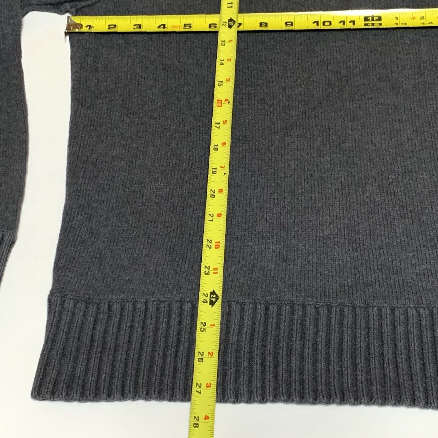 American Eagle Outfitters American Eagle Outfitters Sweater Mens XL Gray 1/4 Zip 100% Cotton Pullover Mock Neck Size US XL / EU 56 / 4 - 5 Thumbnail