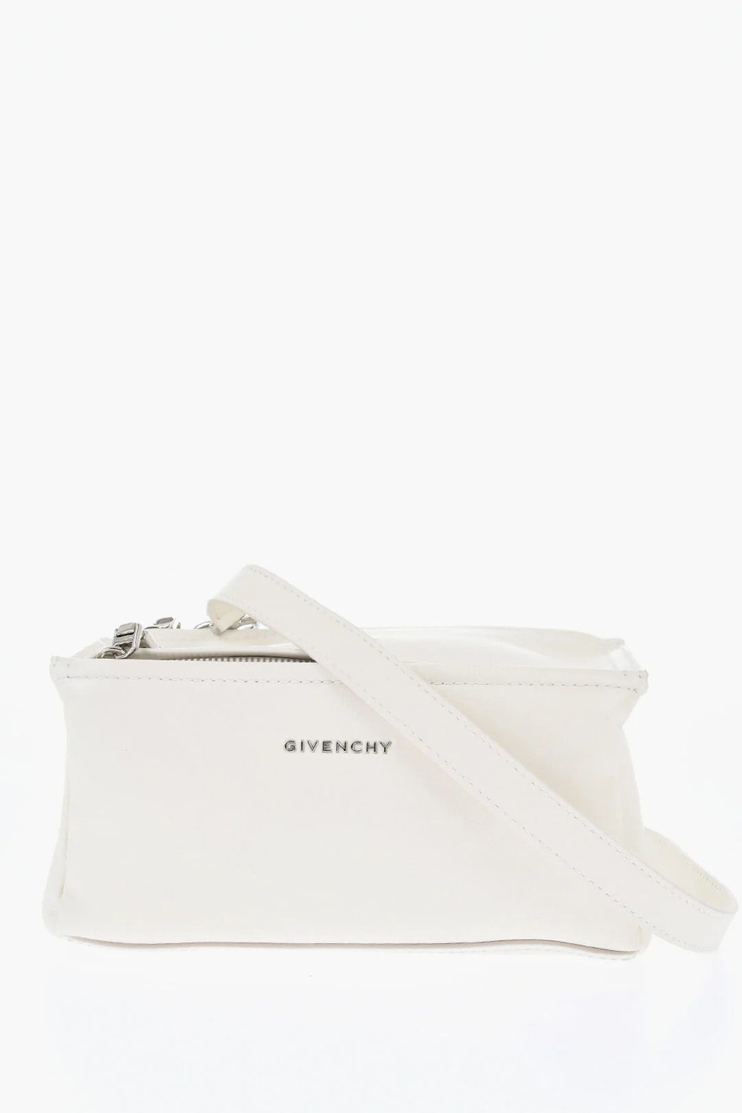 Givenchy og1mm0326 Size: OS / Hammered Leather Shoulder Bag in White Size ONE SIZE - 1 Thumbnail