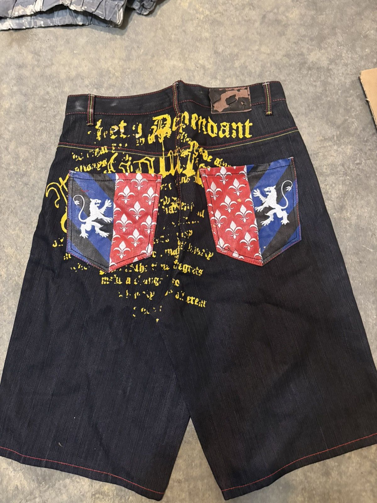 Other ATTITUDE GOLD Vintage WIDE LEG JORTS Size US 34 / EU 50 - 1 Thumbnail