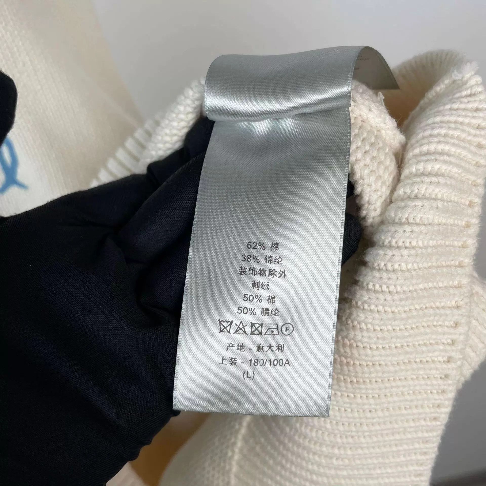 Dior Dior White Sweater Size L / US 10 / IT 46 - 6 Thumbnail