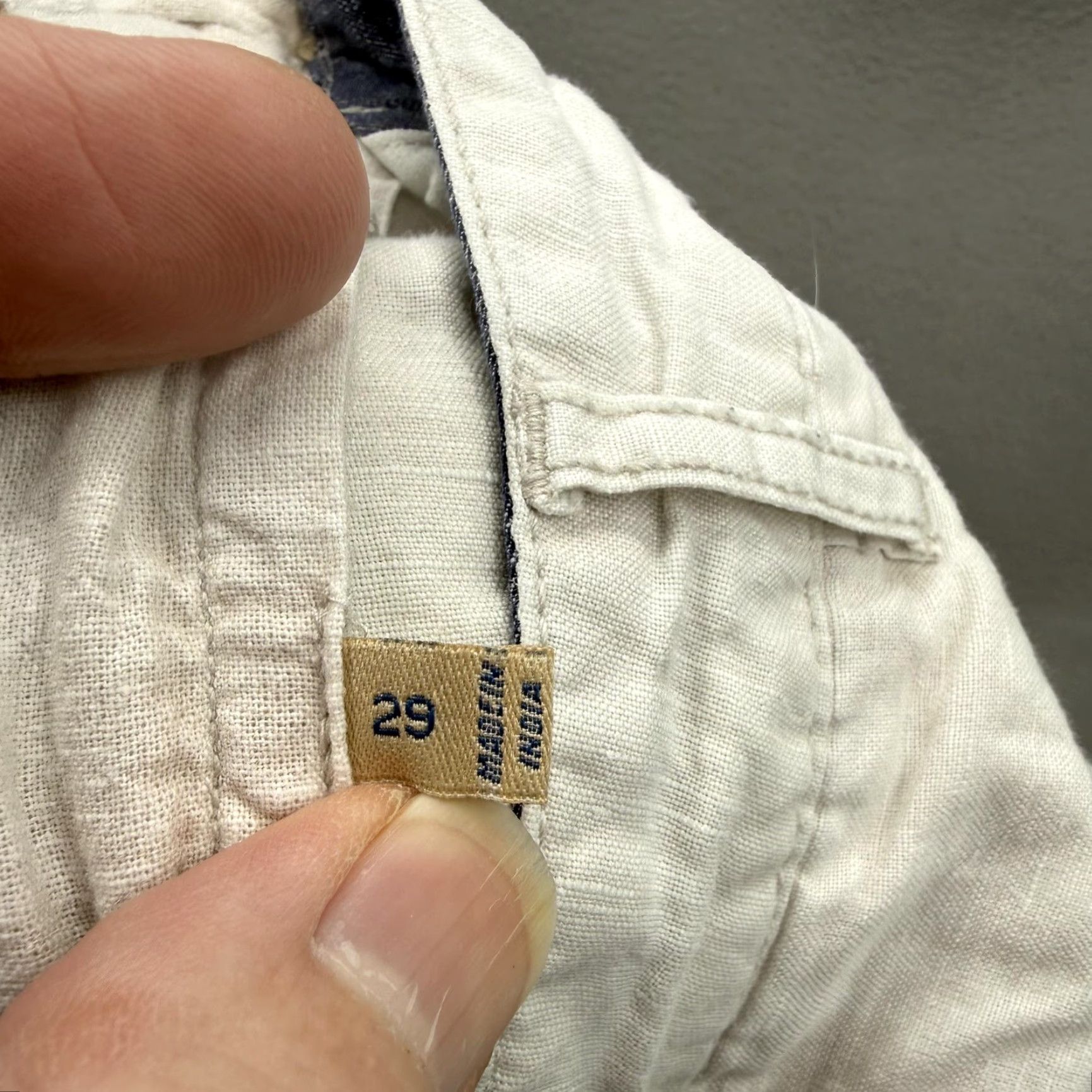 Faherty Faherty Shorts Mens 29 Beige Chino Drawstring 9 Inseam Beach Casual Vacation Size US 29 - 4 Thumbnail