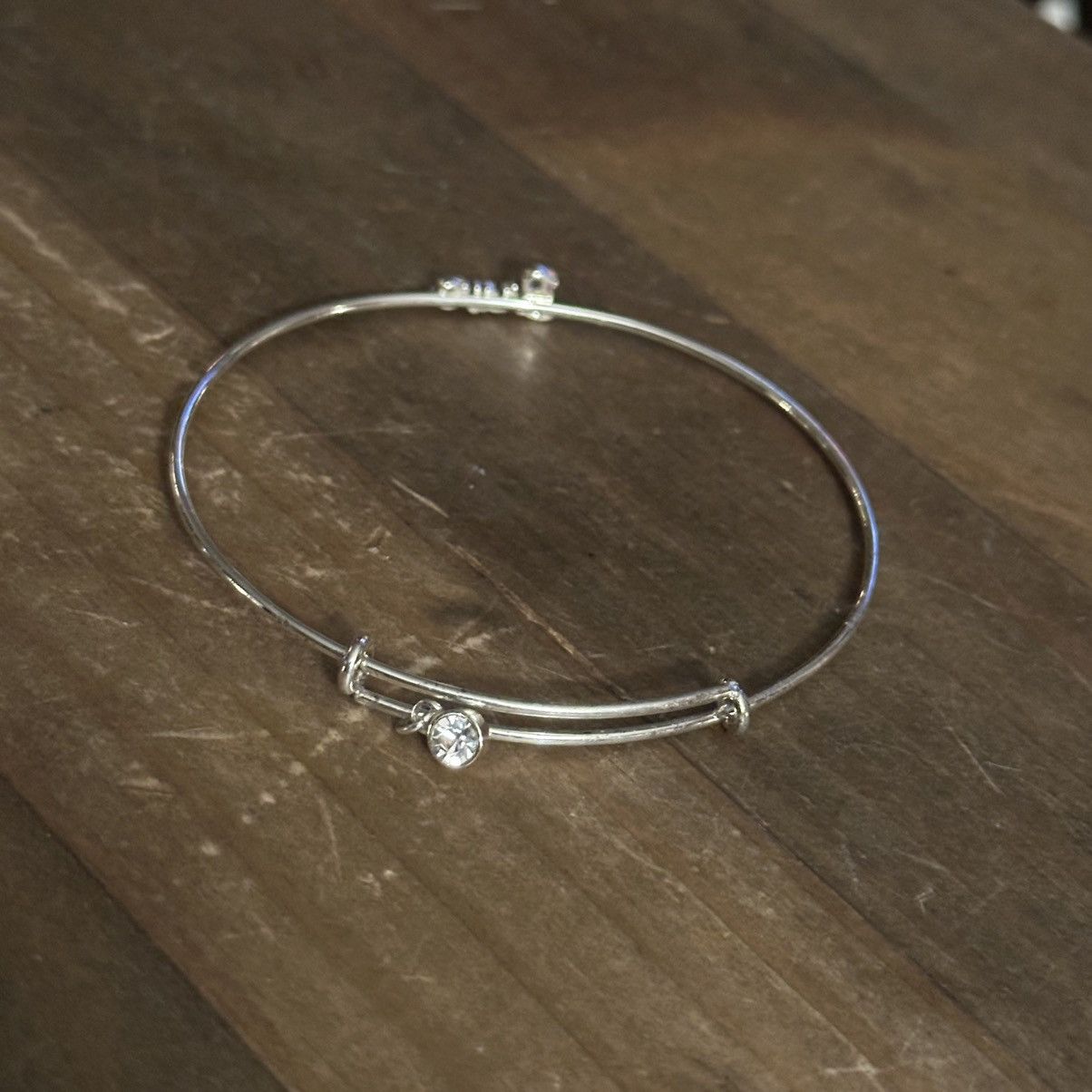 Other Silver tone thin Brave adjustable bangle bracelet Size ONE SIZE - 5 Thumbnail