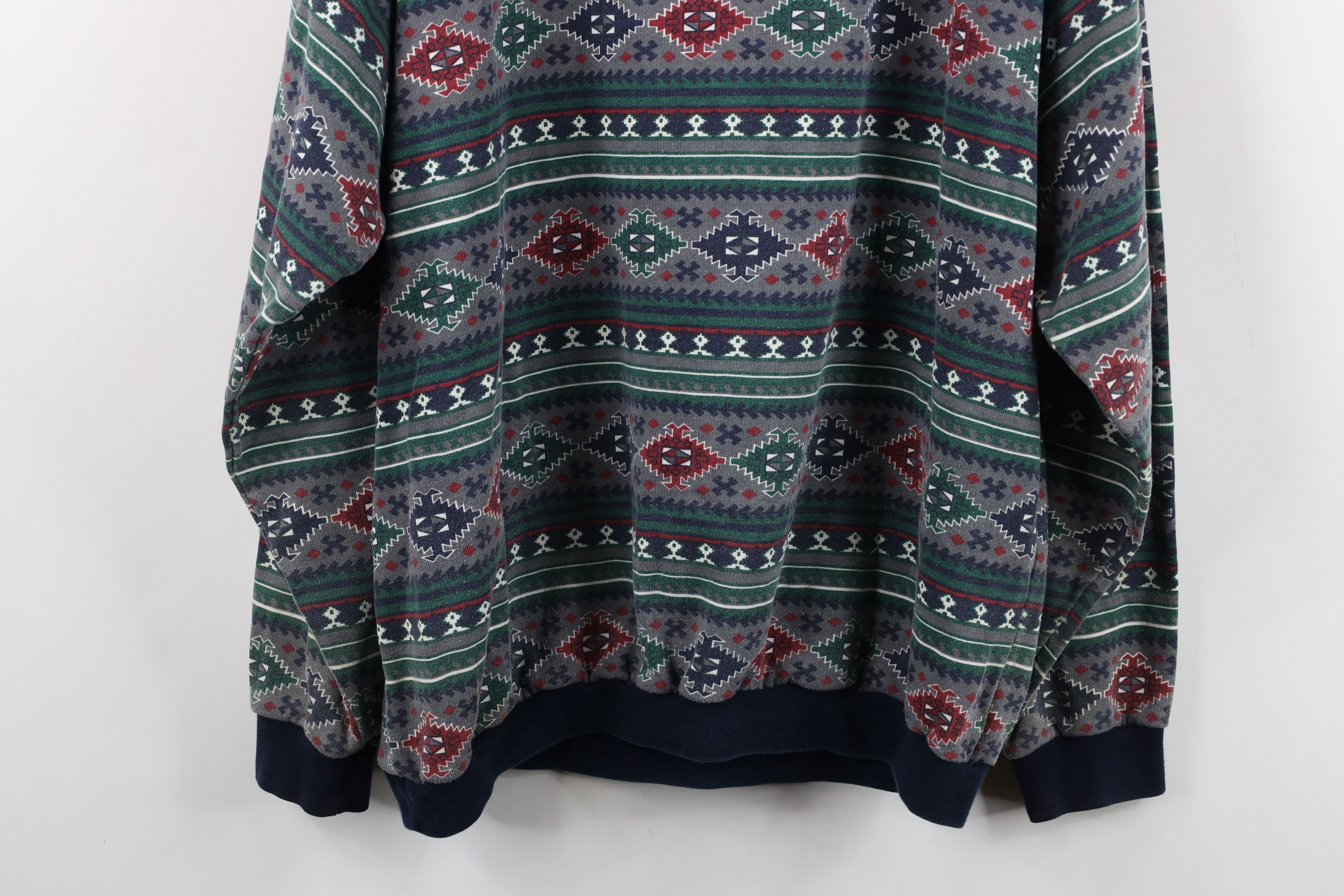 Vintage Vintage 90s Streetwear French Terry Crewneck Sweatshirt Size US XL / EU 56 / 4 - 12 Thumbnail