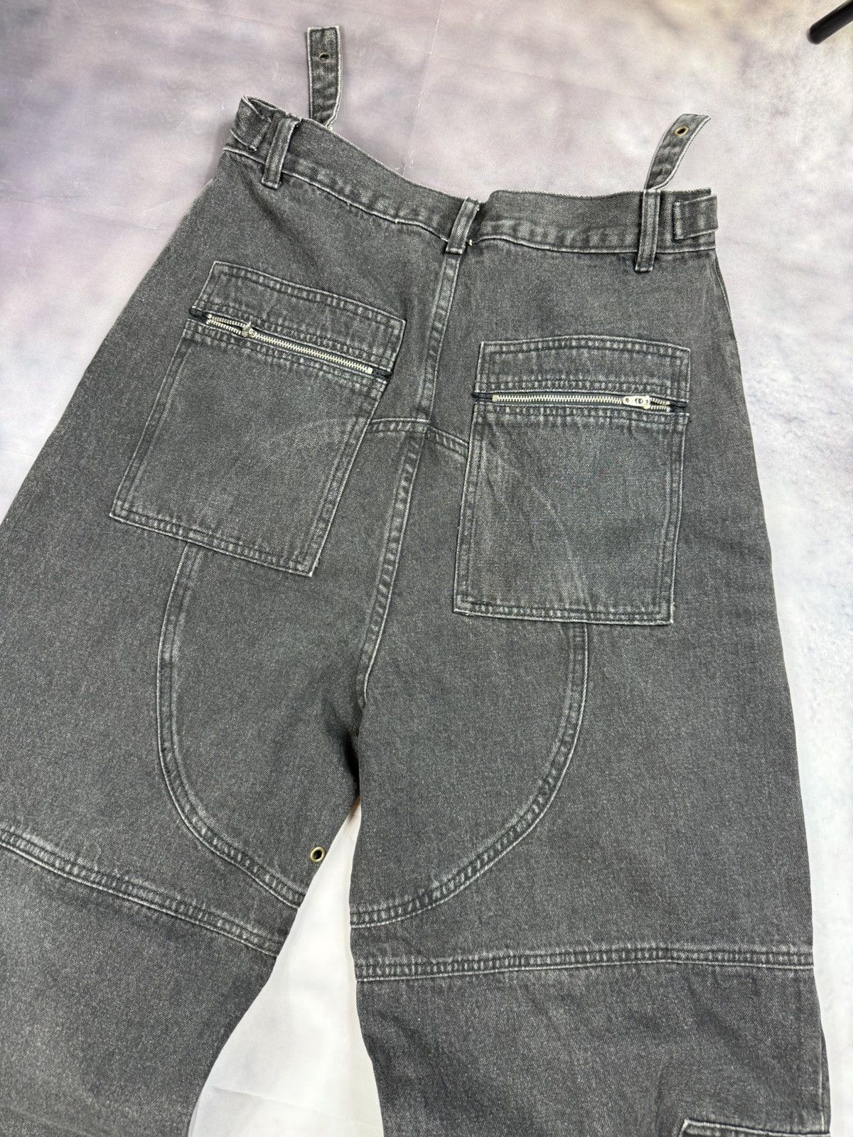 PROJECT G/R Project G/R Flight Denim Pants - black y2k vintage Size US 32 / EU 48 - 10 Thumbnail