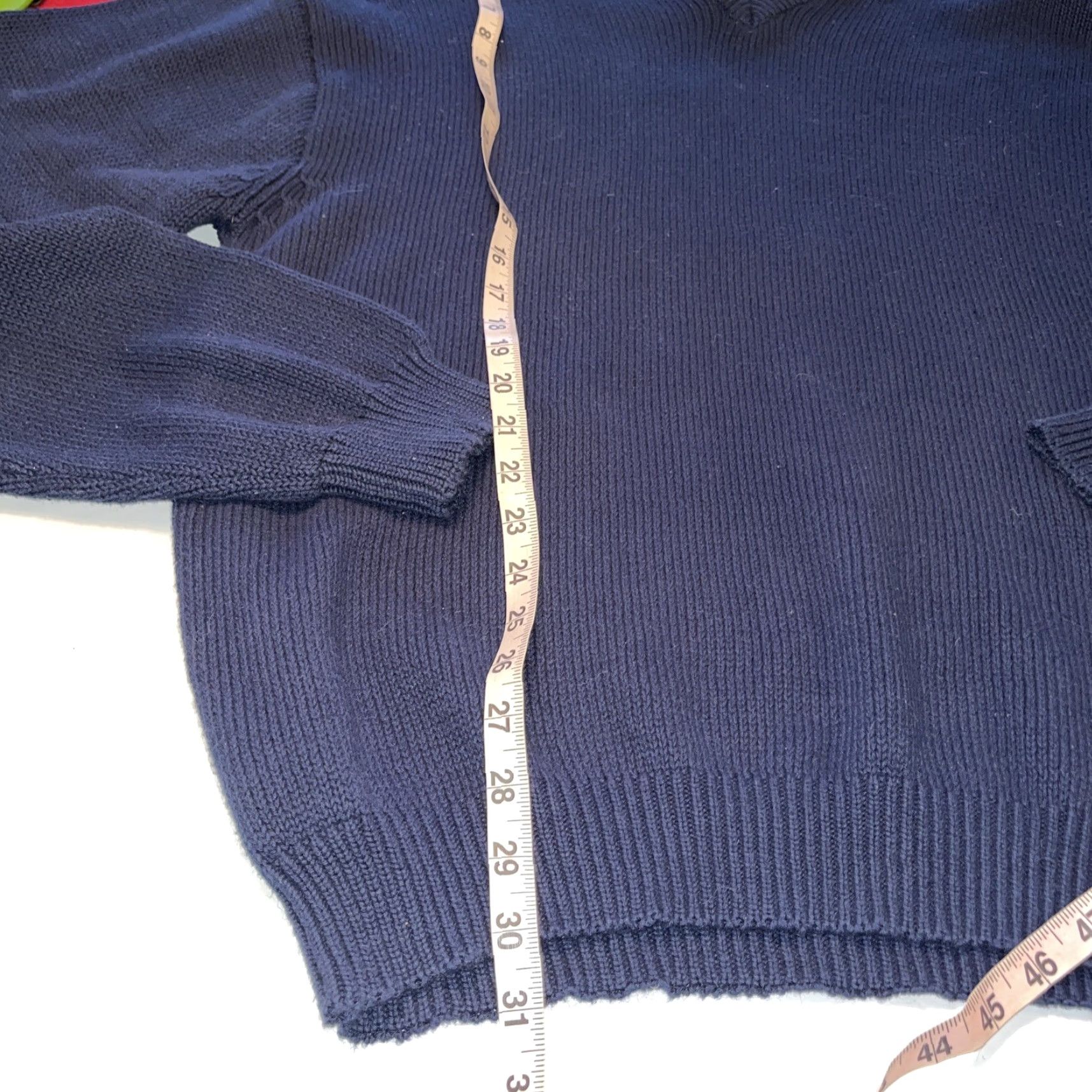 Vintage VINTAGE Northwest Territory BLUE COTTON V-Neck Sweater Mens XL Golf VTG Sweatshirt? Size US XL / EU 56 / 4 - 5 Thumbnail