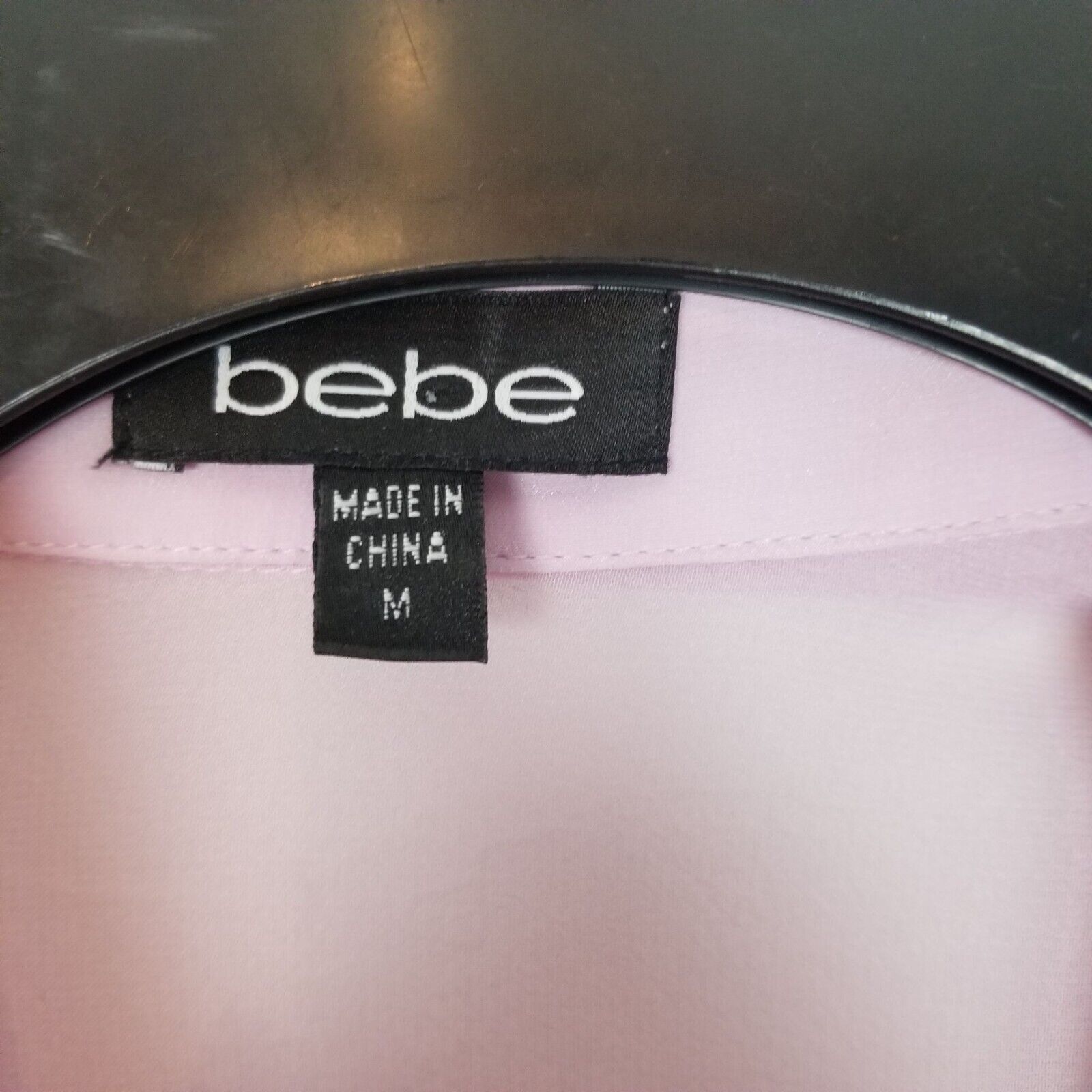 Bebe Bebe Womens 100% Mulberry Silk Shirt M Quiet Luxury Classic Size M / US 6-8 / IT 42-44 - 6 Thumbnail