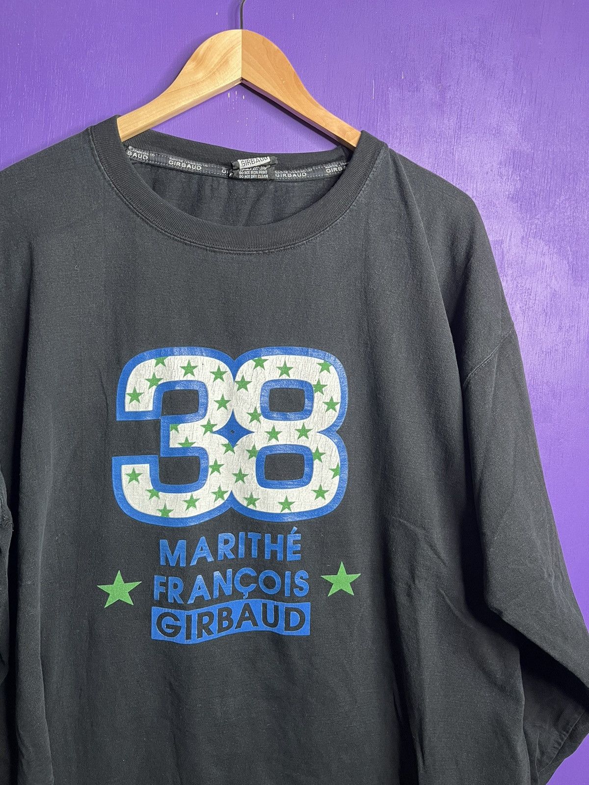 Marithe + Francois Girbaud × Vintage Vintage ‘00s Girbaud 38 logo long-sleeve t-shirt Size US XXL / EU 58 / 5 - 3 Thumbnail