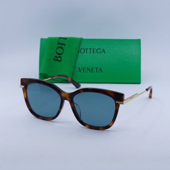Bottega Veneta 🕶️ New Bottega Veneta BV1296SA 003 Sunglasses - Havana/Gold Size ONE SIZE - 10 Thumbnail
