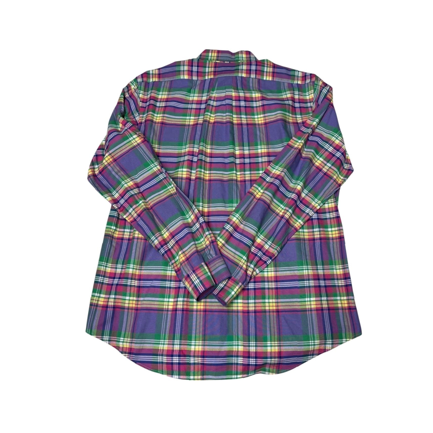 Ralph Lauren Ralph Lauren Custom Fit Plaid Button-Down Shirt Men's XL Purple Size US XL / EU 56 / 4 - 5 Thumbnail