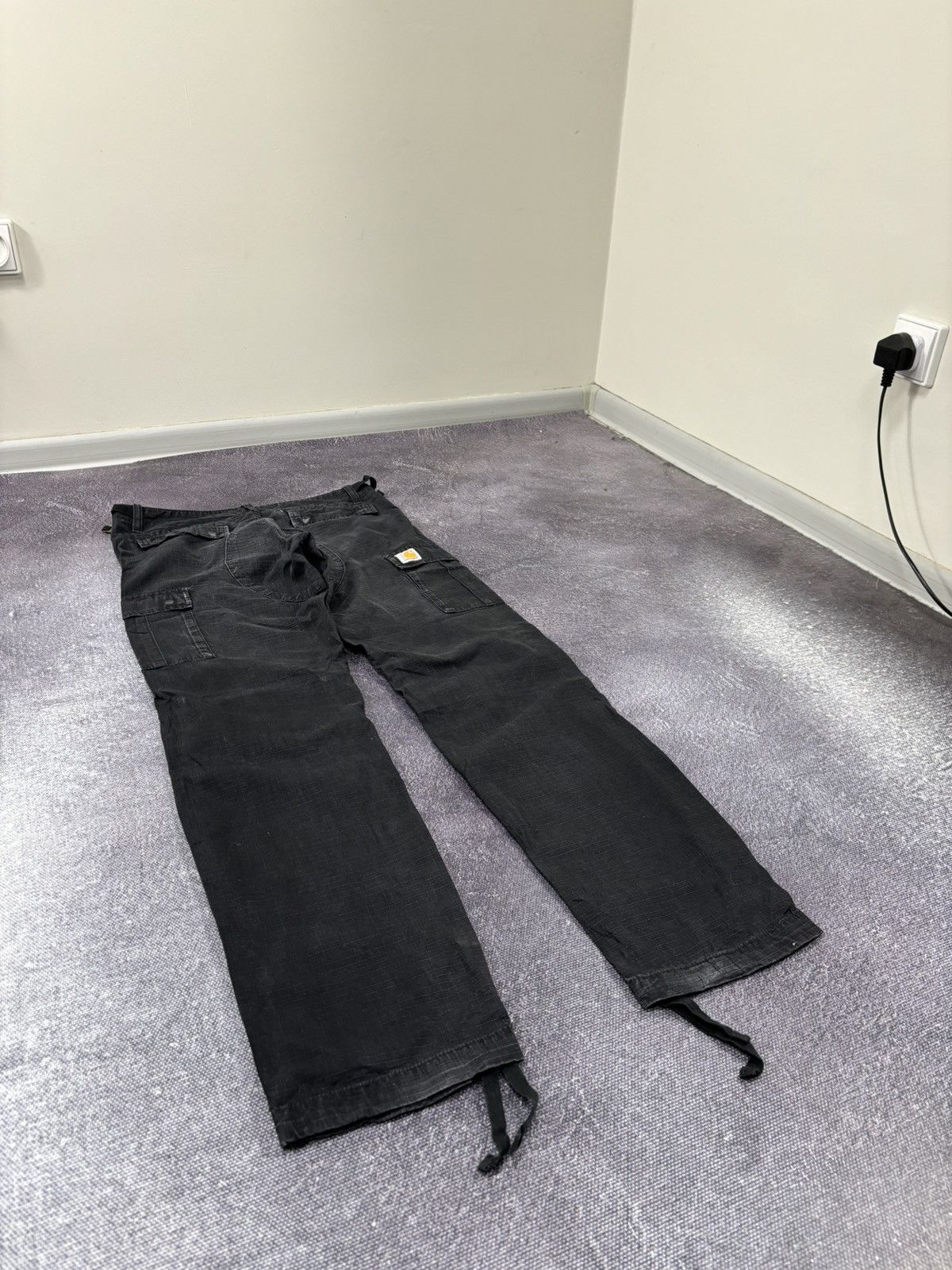 Carhartt Vintage Carhartt WIP Black USA Hype Cargo Aviation Pants Size US 29 - 4 Thumbnail