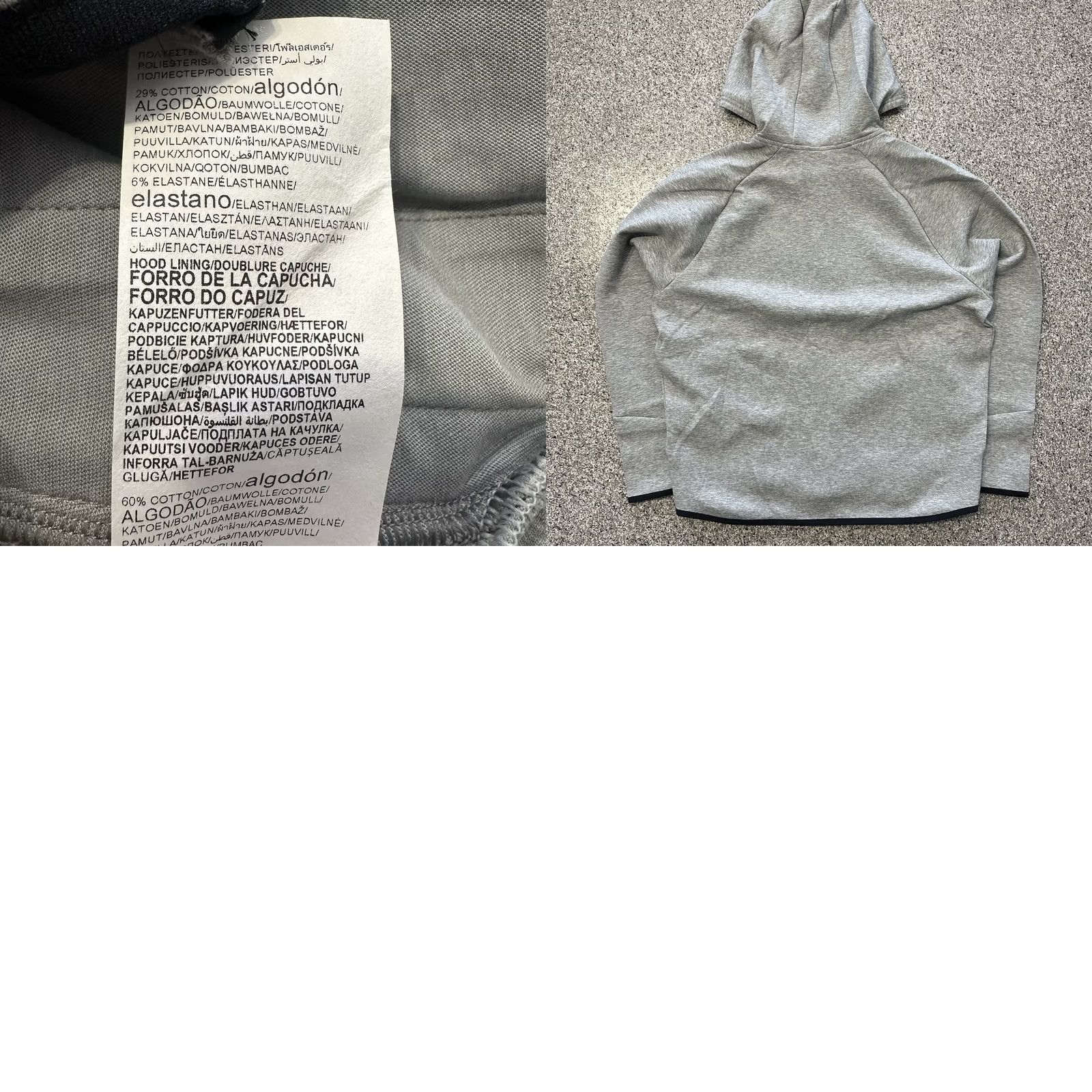 Under Armour Under Armour Tech Hoodie Womens Small Heather Grey Unstoppable Fleece Size S / US 4 / IT 40 - 8 Thumbnail