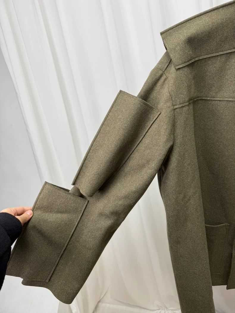 Walter Van Beirendonck walter van beirendonck Stitched tweed jacket coat Size US L / EU 52-54 / 3 - 6 Thumbnail