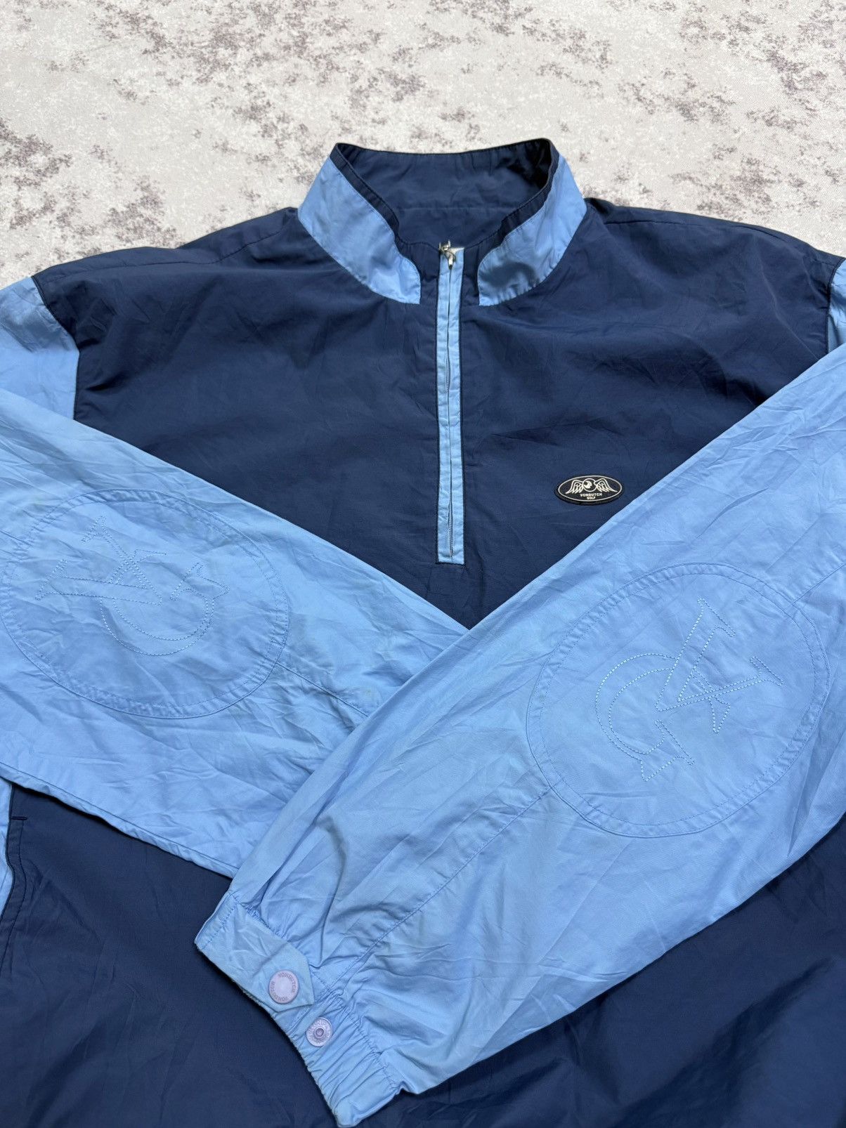 Von Dutch Vintage Von Dutch Golf Eyeball Halfzipper Windbreaker Jacket Size US XL / EU 56 / 4 - 14 Thumbnail