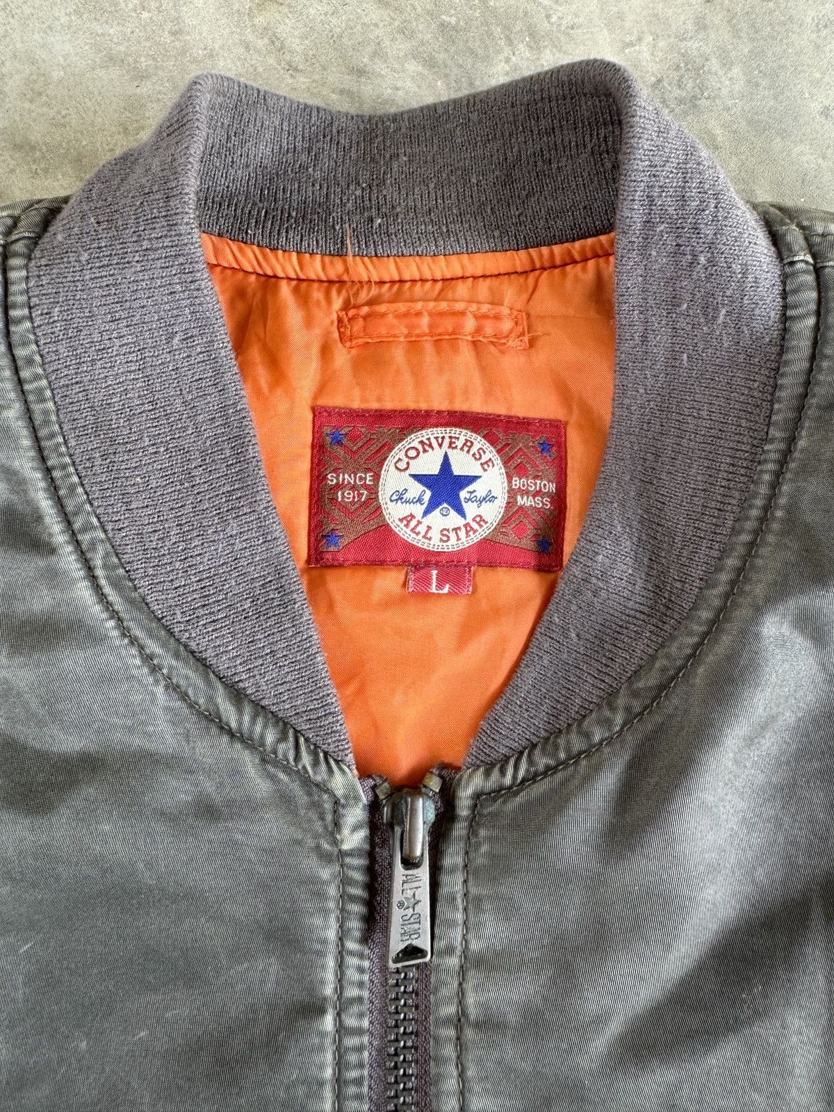 Converse Vintage Faded MA-1 Flight Jacket Size US L / EU 52-54 / 3 - 7 Thumbnail