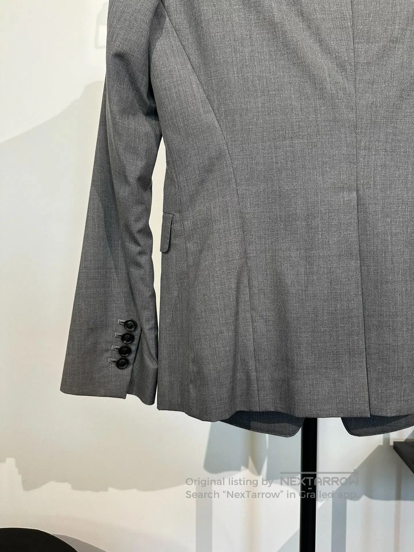 Julius Julius_7 Slim Wool Suit Jacket. Size US S / EU 44-46 / 1 - 3 Thumbnail