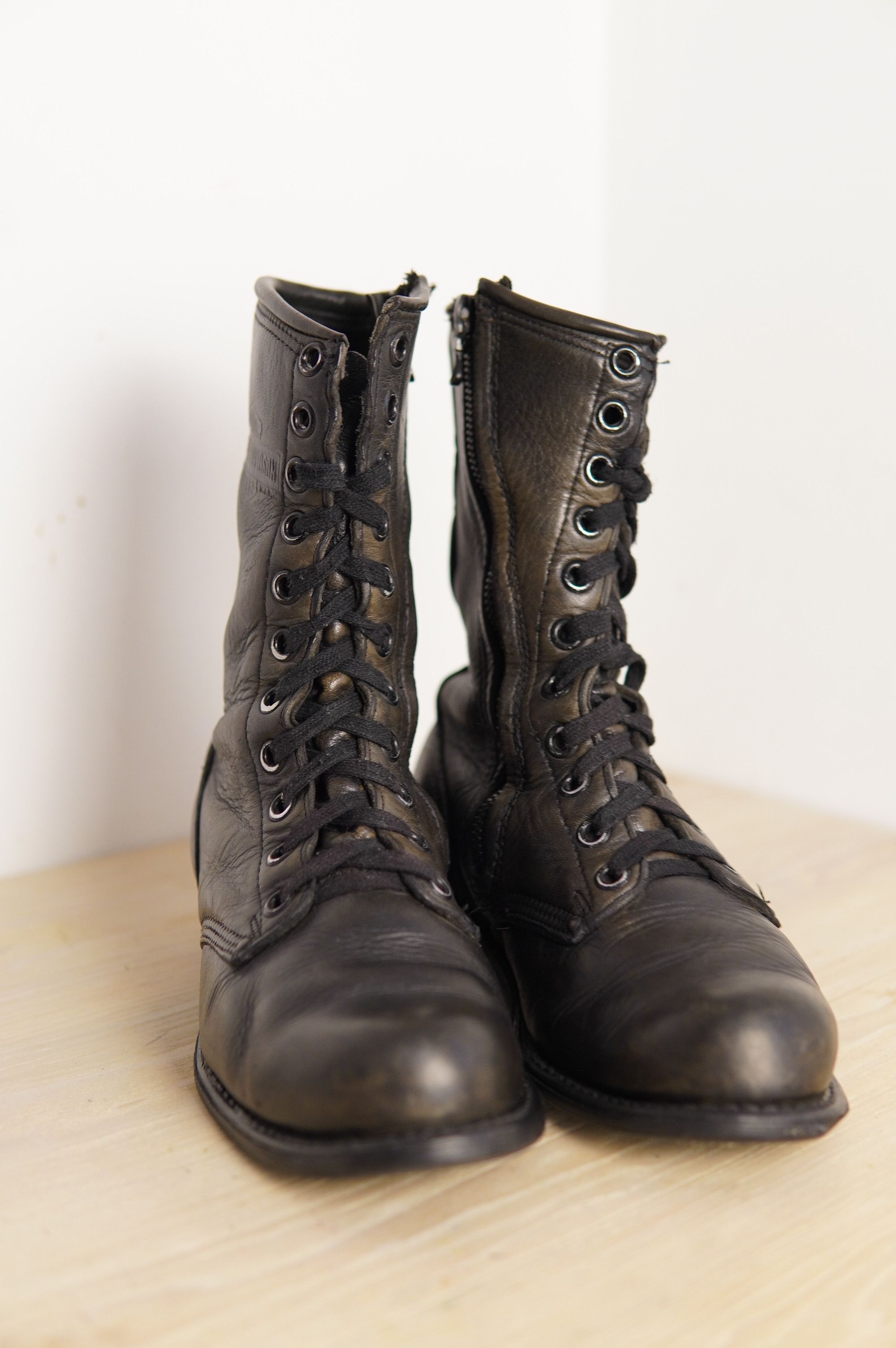 Harley Davidson 80s Harley Davidson Military Paratroopers Combat Riri Boots Size US 8.5 / EU 41-42 - 5 Thumbnail