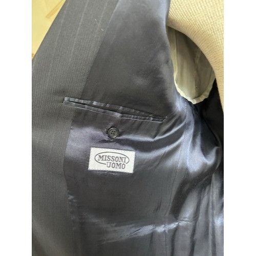Missoni Missoni Marlane Pinstripe Blazer Wool Sport Coat Men 40-42R Size 40R - 7 Thumbnail