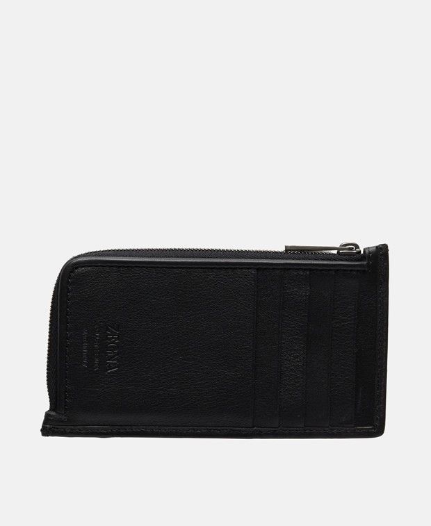 Ermenegildo Zegna Leather card holder Size ONE SIZE - 1 Thumbnail