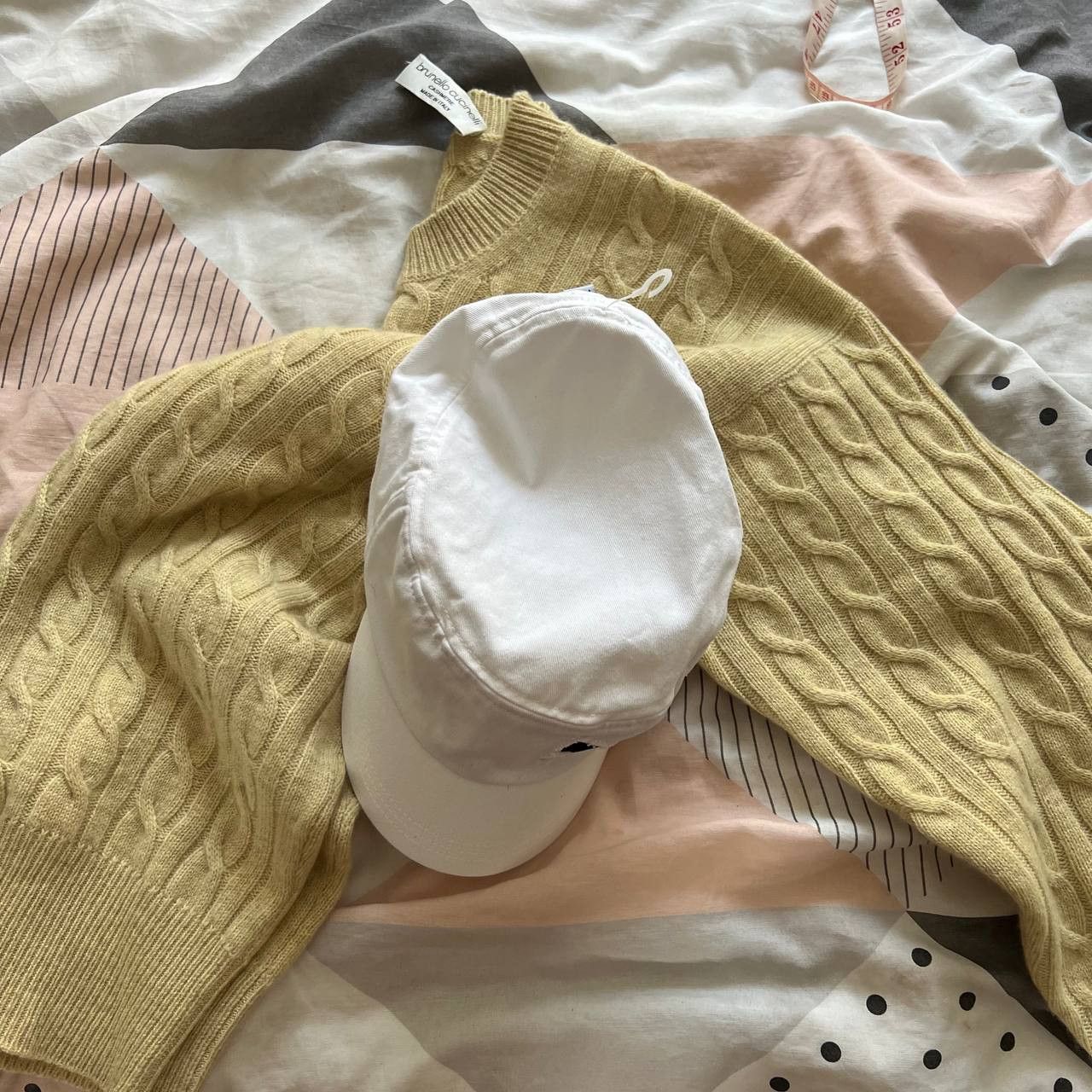 Puma Vintage Puma White Racing Hat 90s Size ONE SIZE - 4 Thumbnail