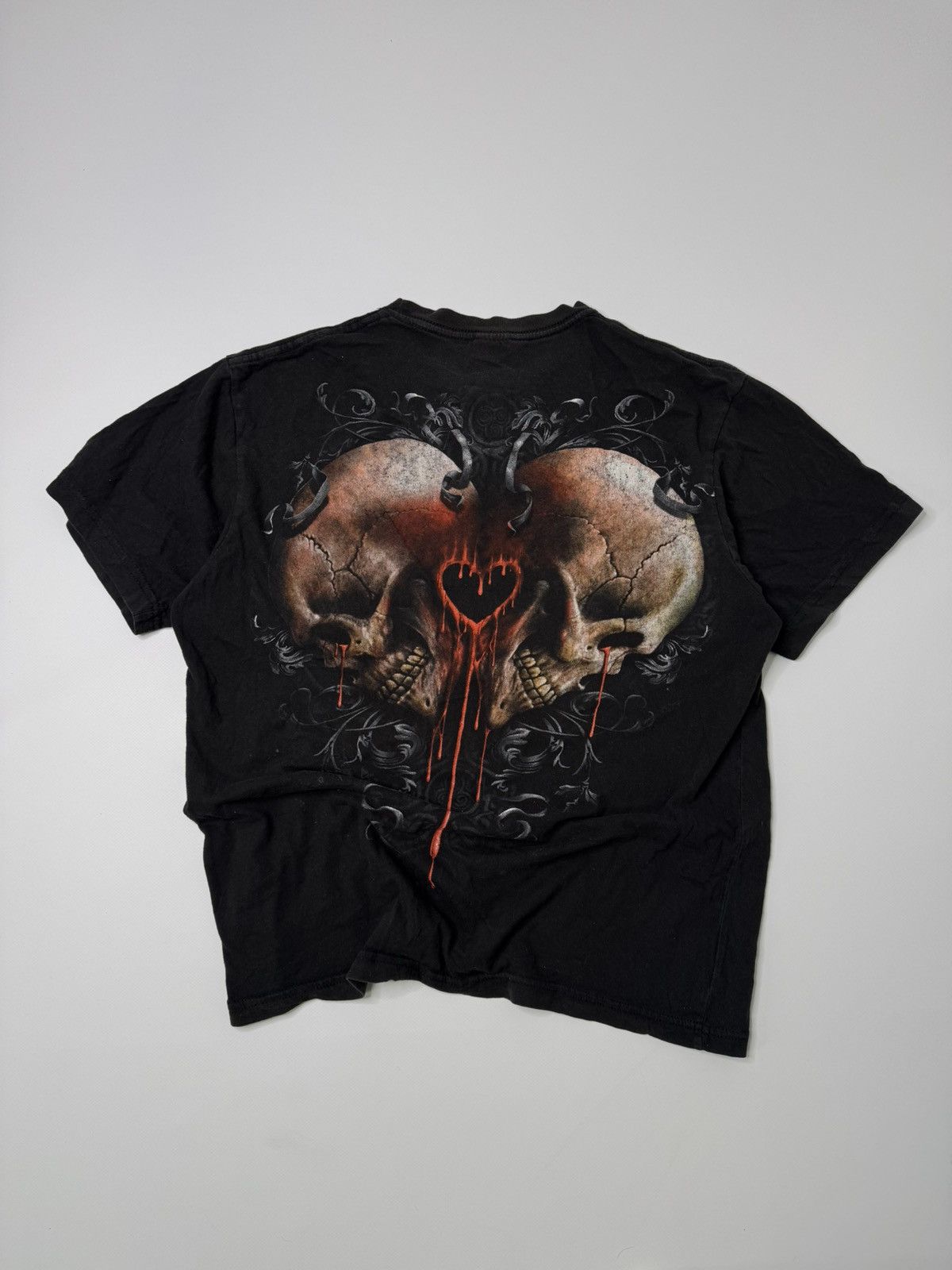 If Six Was Nine Vintage washed avant garde tee swag y2k skeleton 90s skate Size US M / EU 48-50 / 2 - 5 Thumbnail