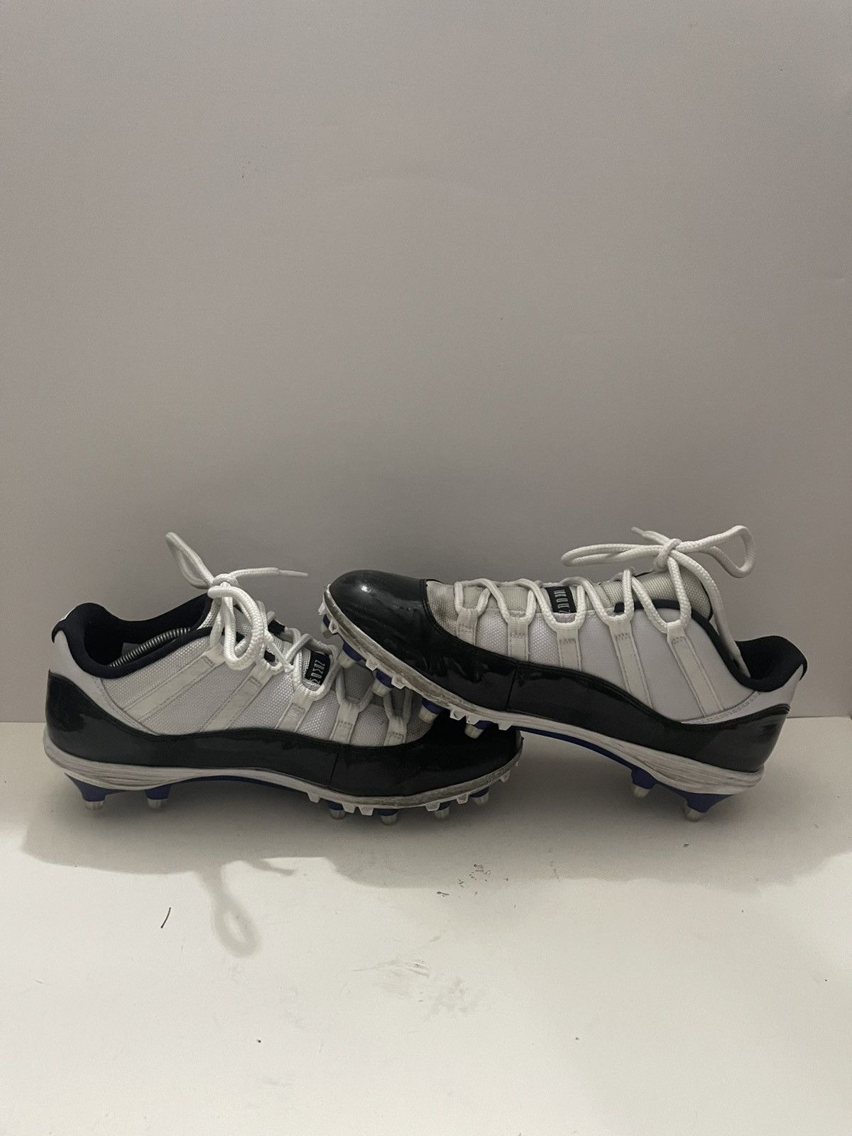 Jordan Brand Size 11 Nike Jordan 11 Retro Low TD Concord Football Size US 11 / EU 44 - 2 Thumbnail