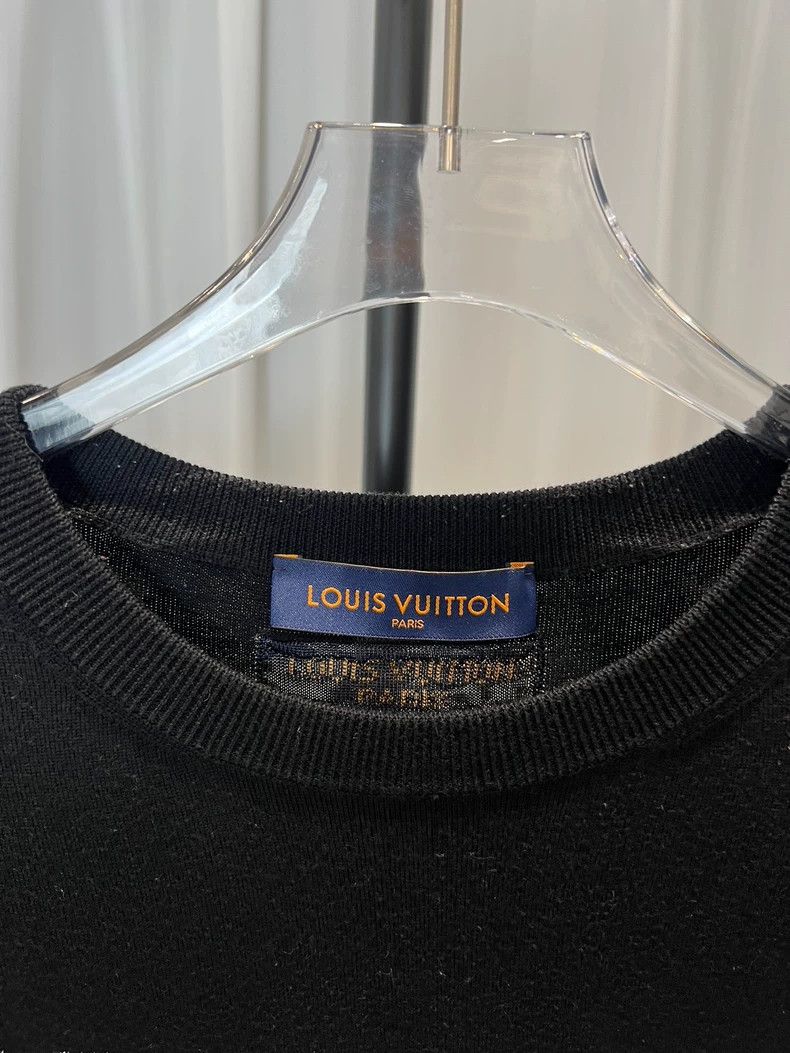 Louis Vuitton LOUIS VUITTON maison knit Short sleeves 2501-Nextarrow Size US XL / EU 56 / 4 - 3 Thumbnail