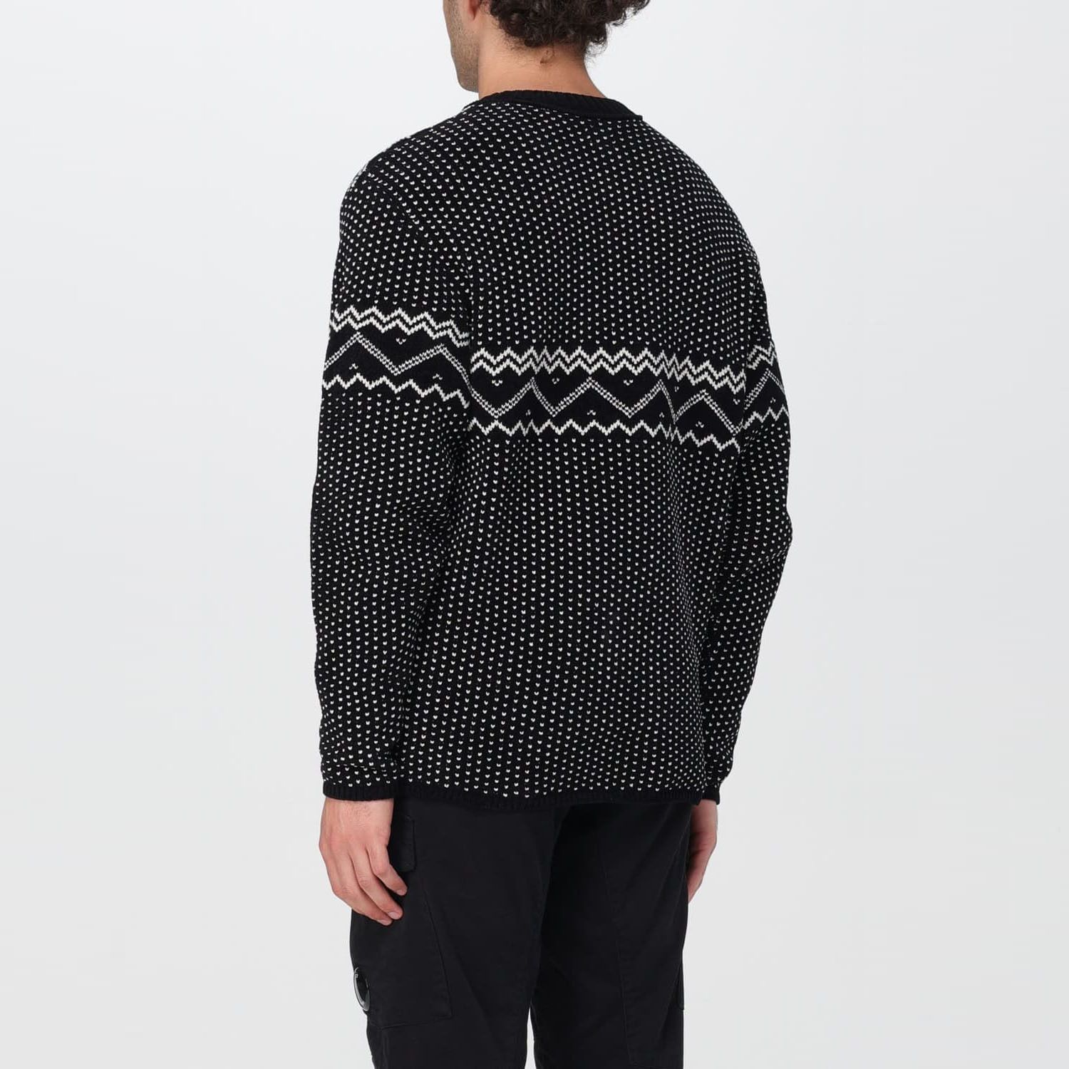 C.P. Company CP Company Chenille Cotton Jacquard Knit 50 Size US L / EU 52-54 / 3 - 3 Thumbnail