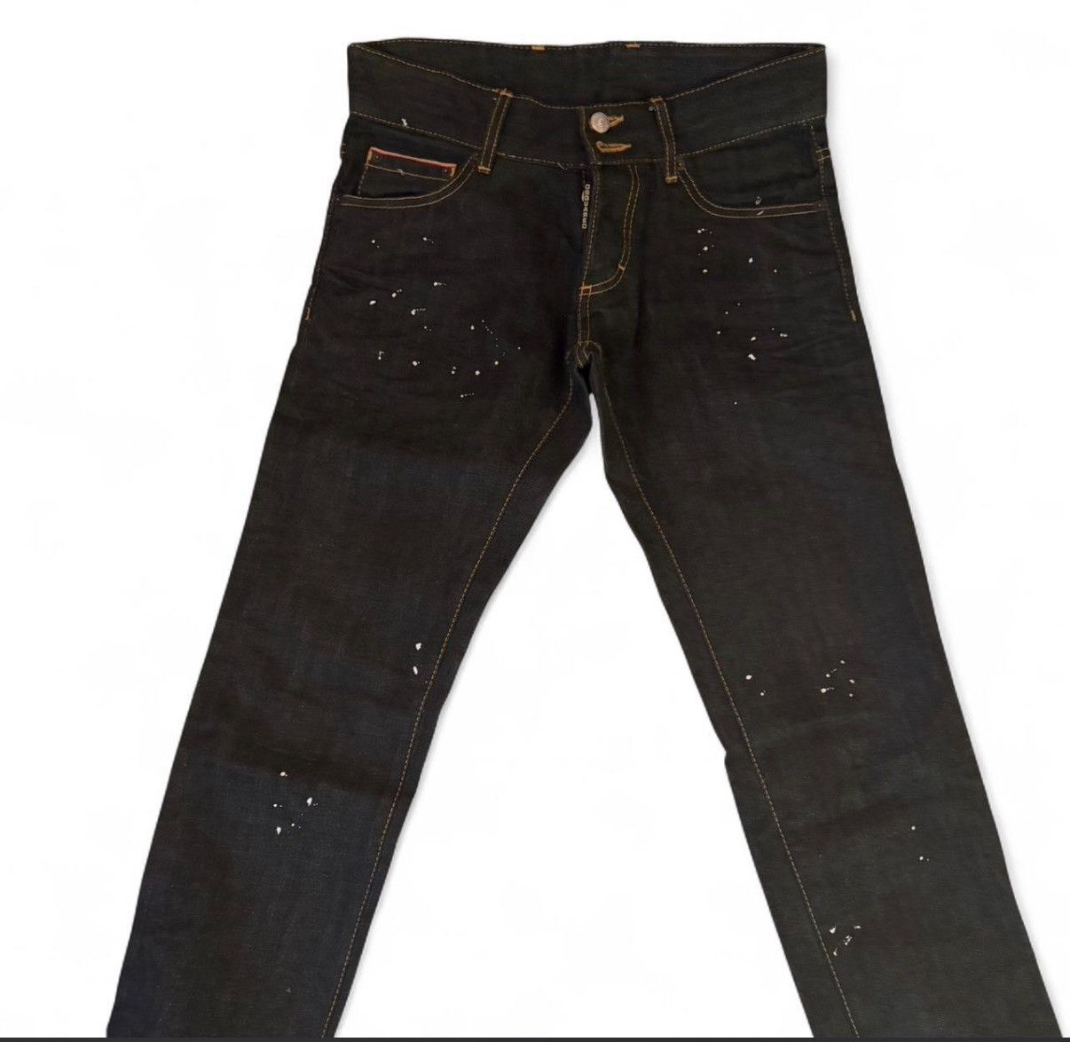 Dsquared2 Paint splattered strait denim Size US 31 - 1 Thumbnail