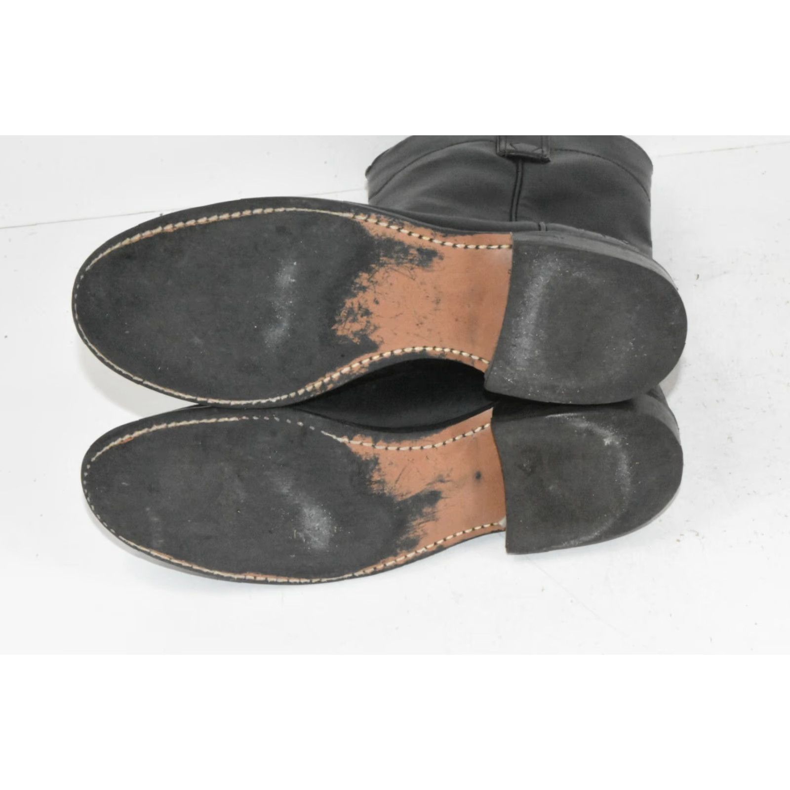 Roper Roy Cooper Womens Boots Black Leather Western Roper Cowboy Sz 5.5 M - 5.5 US - Round Toe - Western Theme - Cowgirl Footwear Size US 6 / IT 36 - 7 Thumbnail