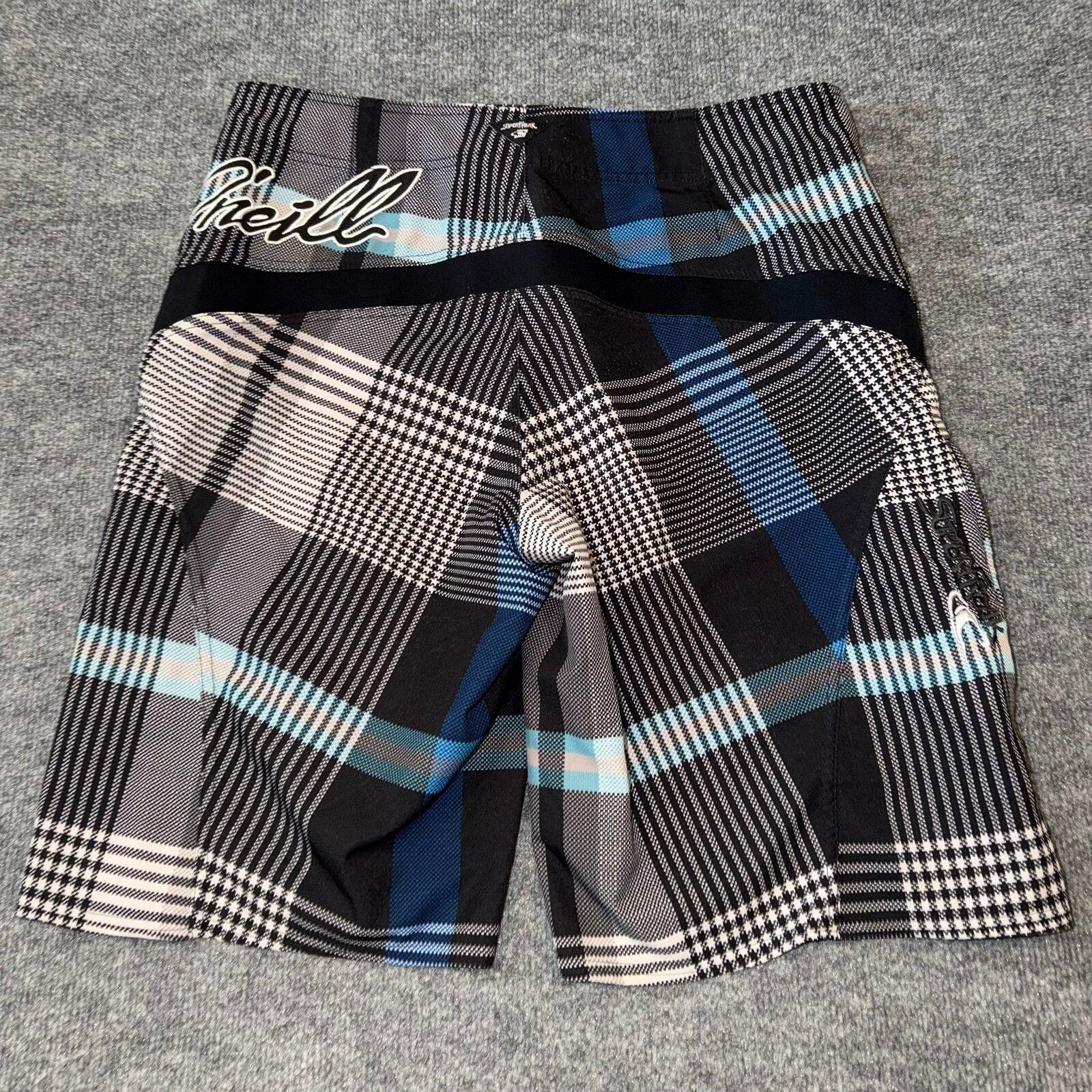 O'Neill O’Neill Superfreak Plaid Logo Board Shorts Surf Mens MD 33 Size US 32 / EU 48 - 4 Thumbnail