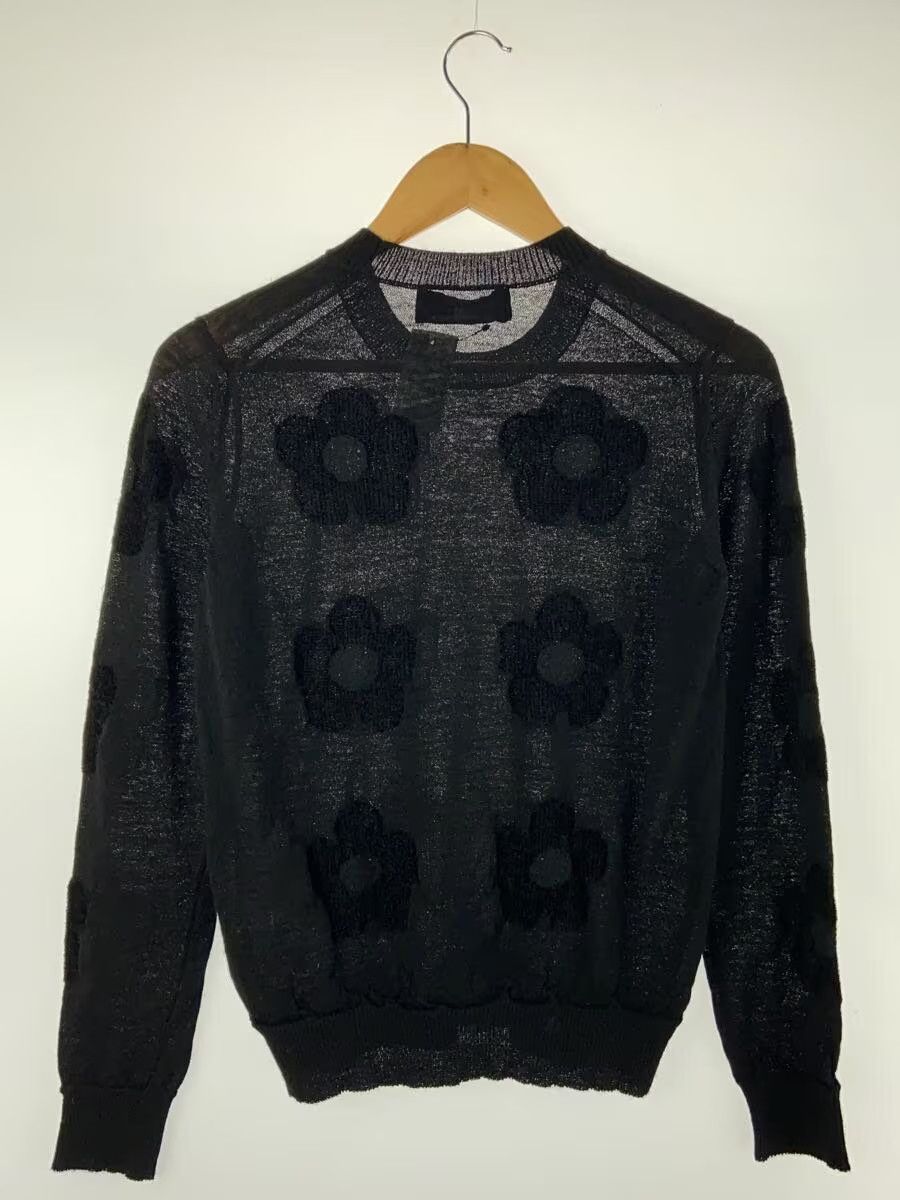 Comme des Garcons Flower Wool Knit Sweater Size S / US 4 / IT 40 - 2 Thumbnail